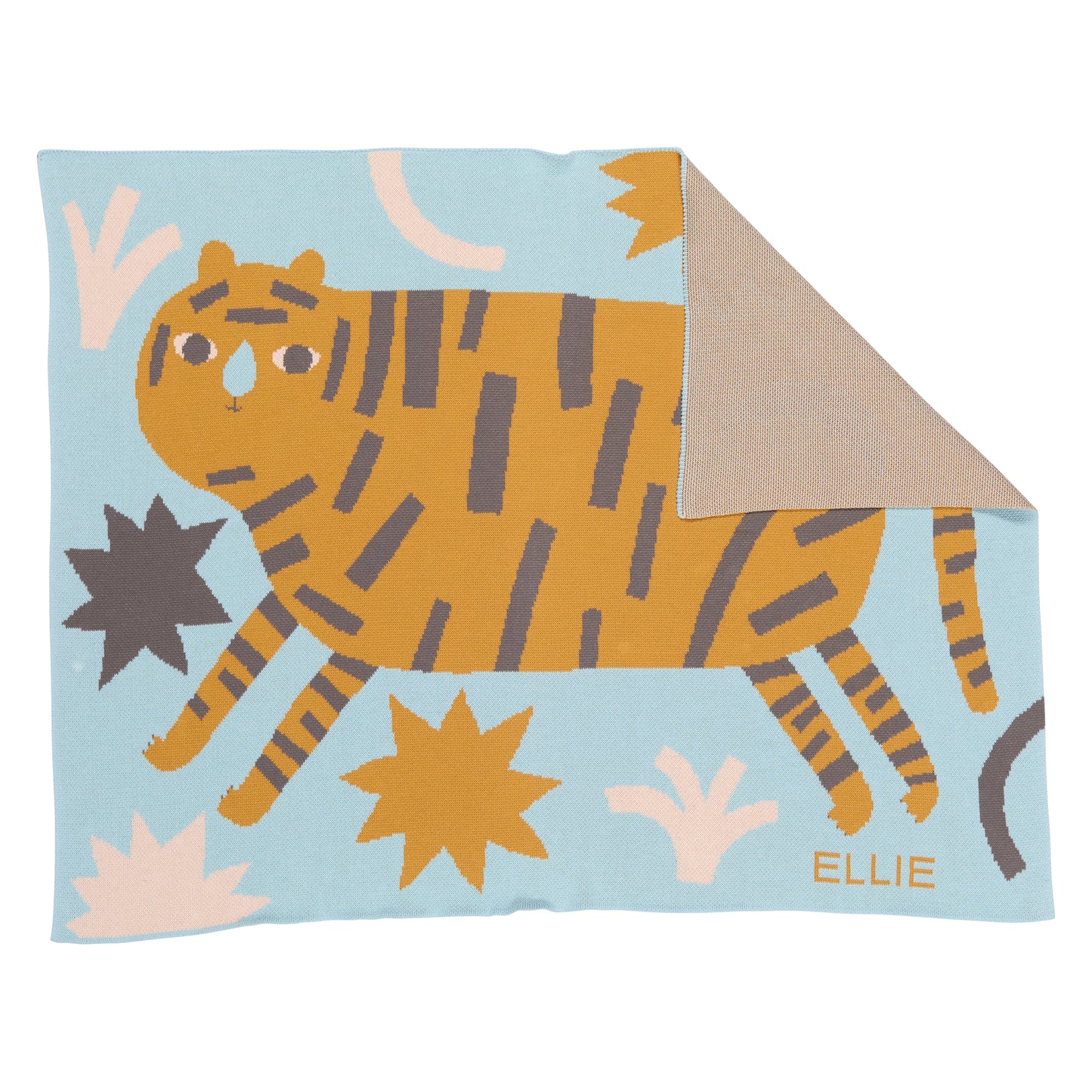 Surprised Tiger Baby Blanket - Biquette