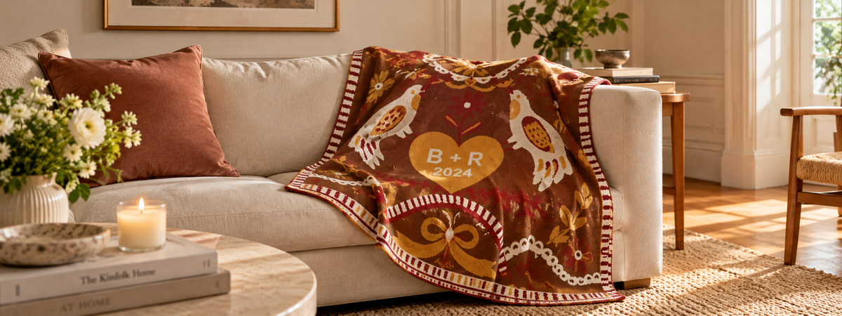 Personalized Wedding Blankets