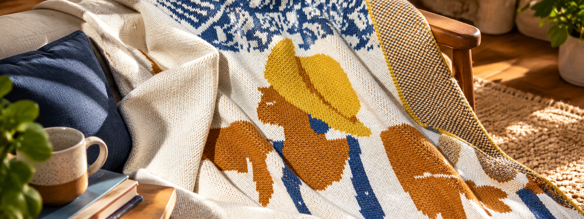 Blankets, Scarves, and Gifts for Him