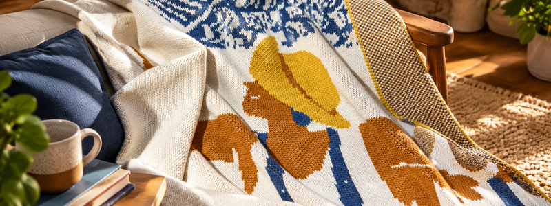 Blankets, Scarves, and Gifts for Him