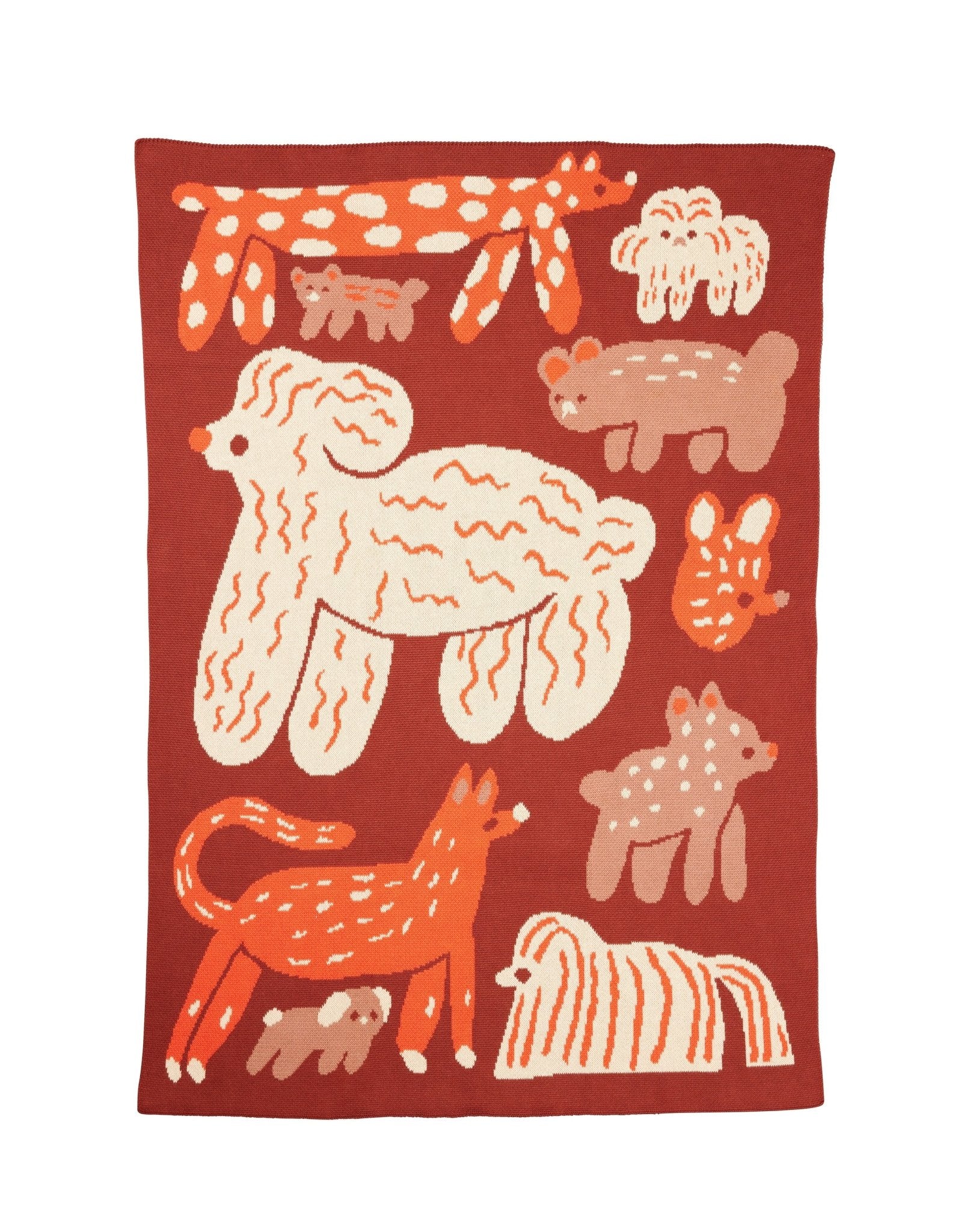 Bow Wow Knit Midi Blanket