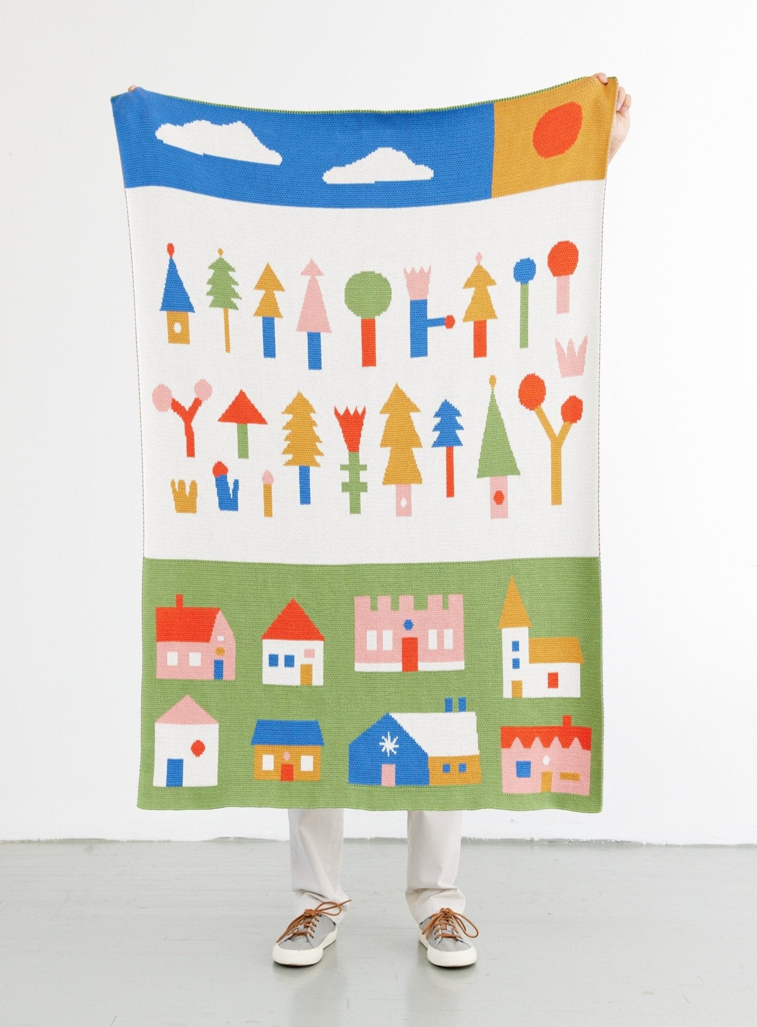 Village Baby Blanket - Biquette