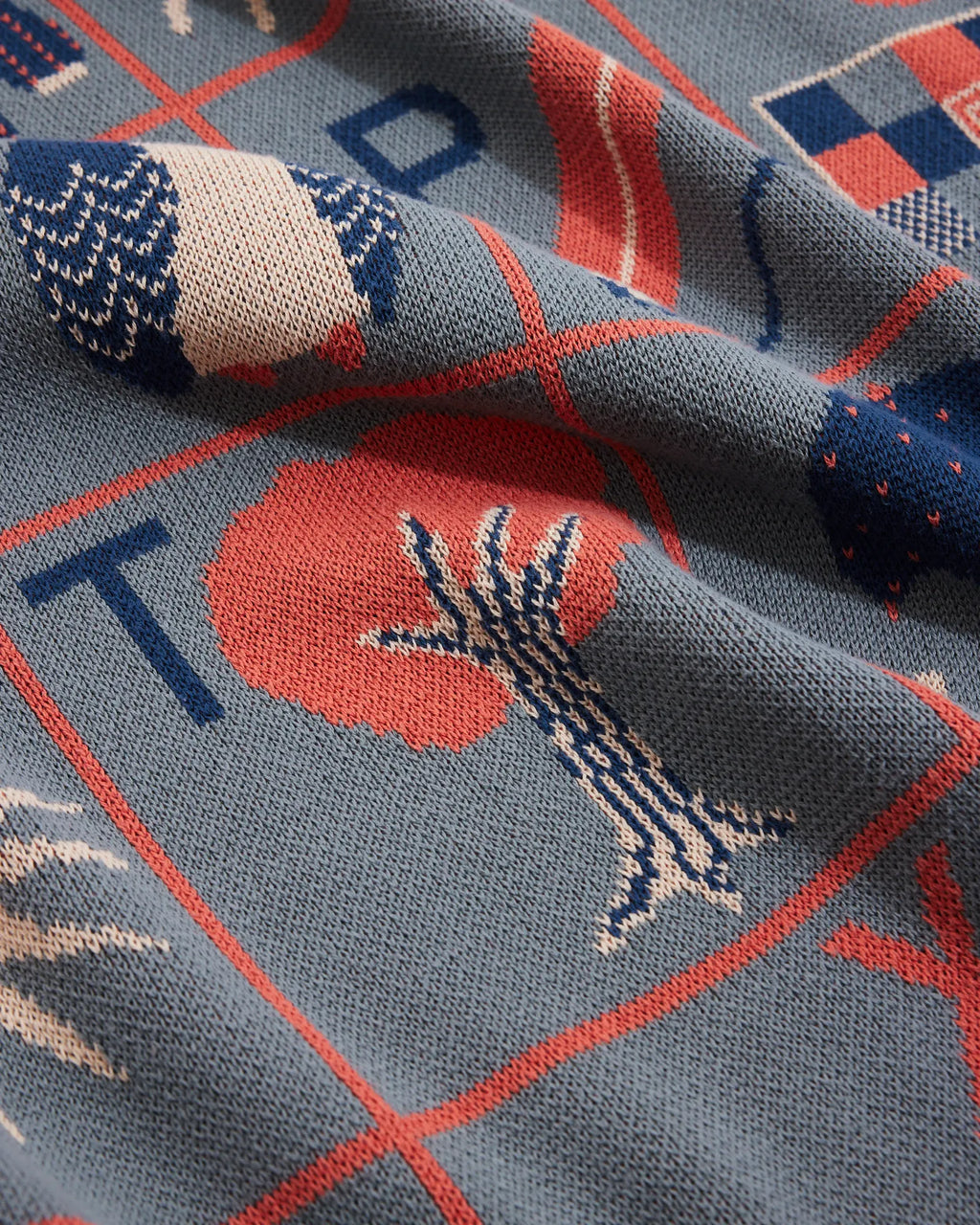 ABC Knit Midi Blanket