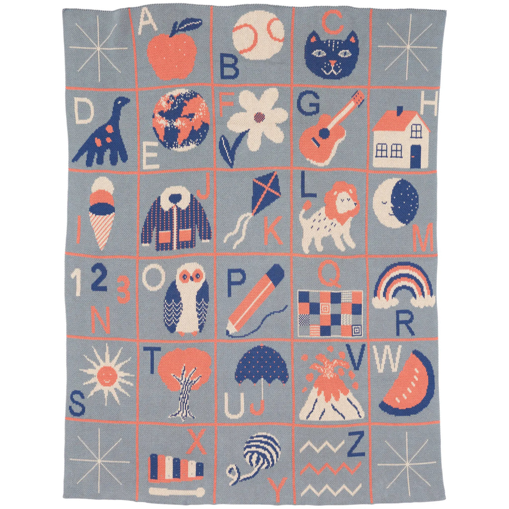 ABC Knit Midi Blanket