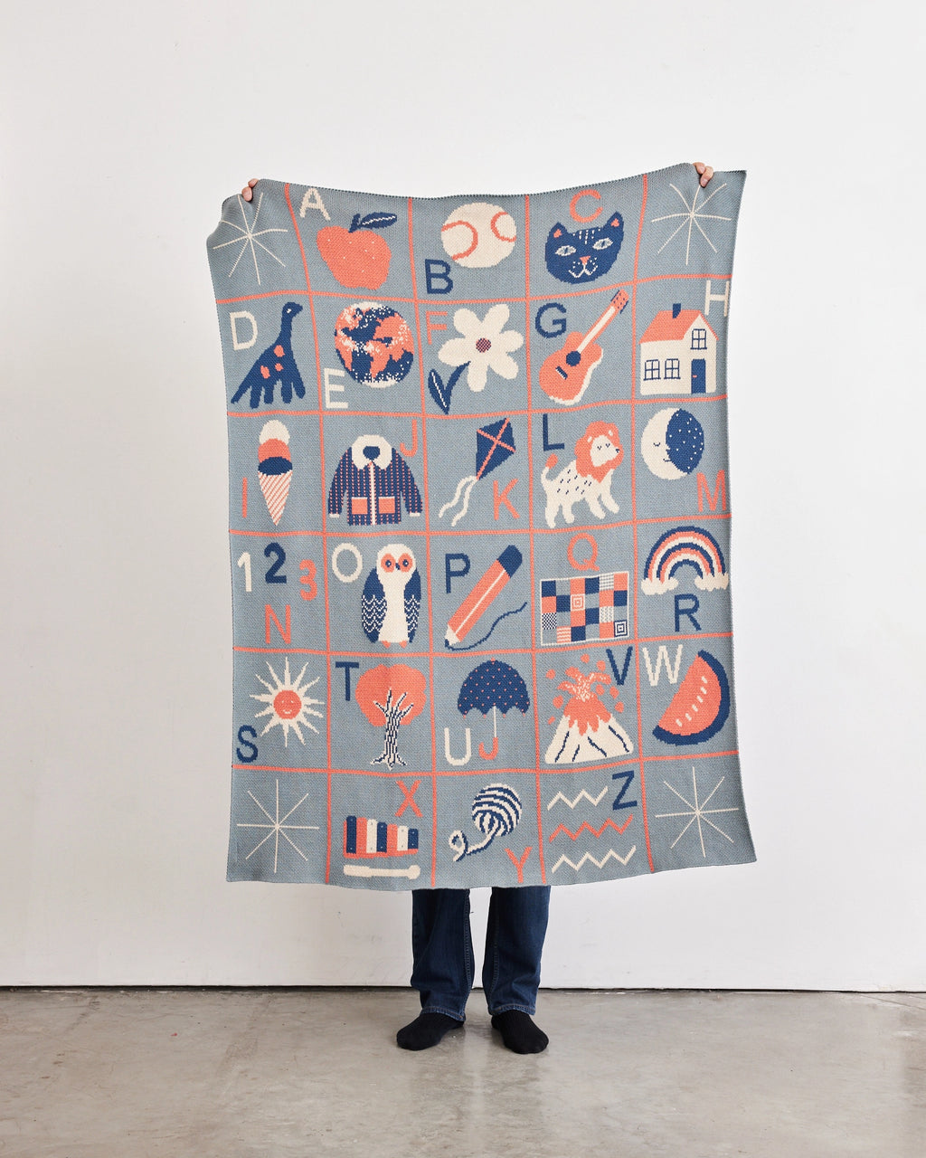 ABC Knit Midi Blanket