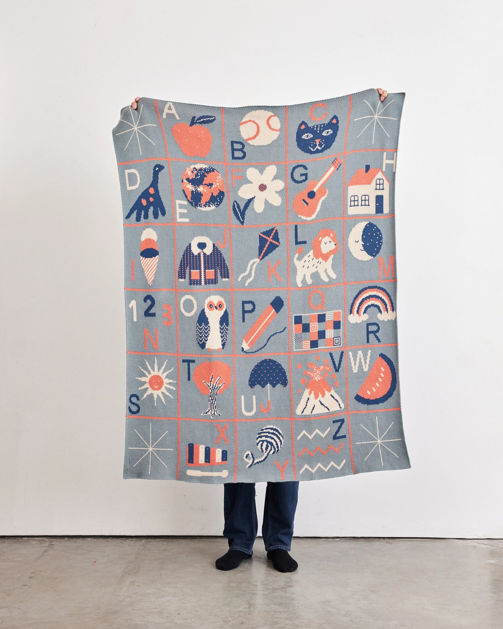 ABC Knit Midi Blanket