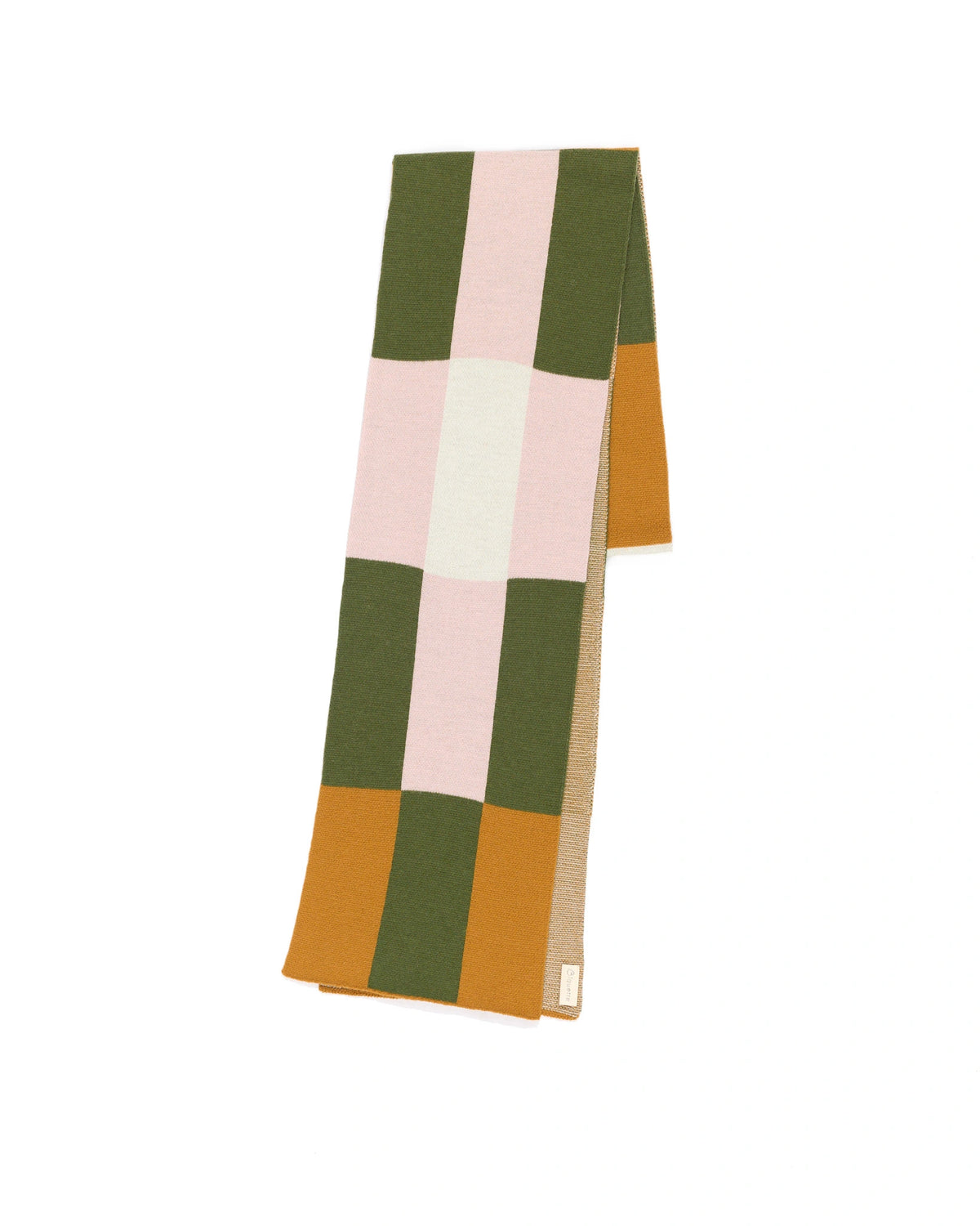 Block Party Merino Wool Knit Scarf