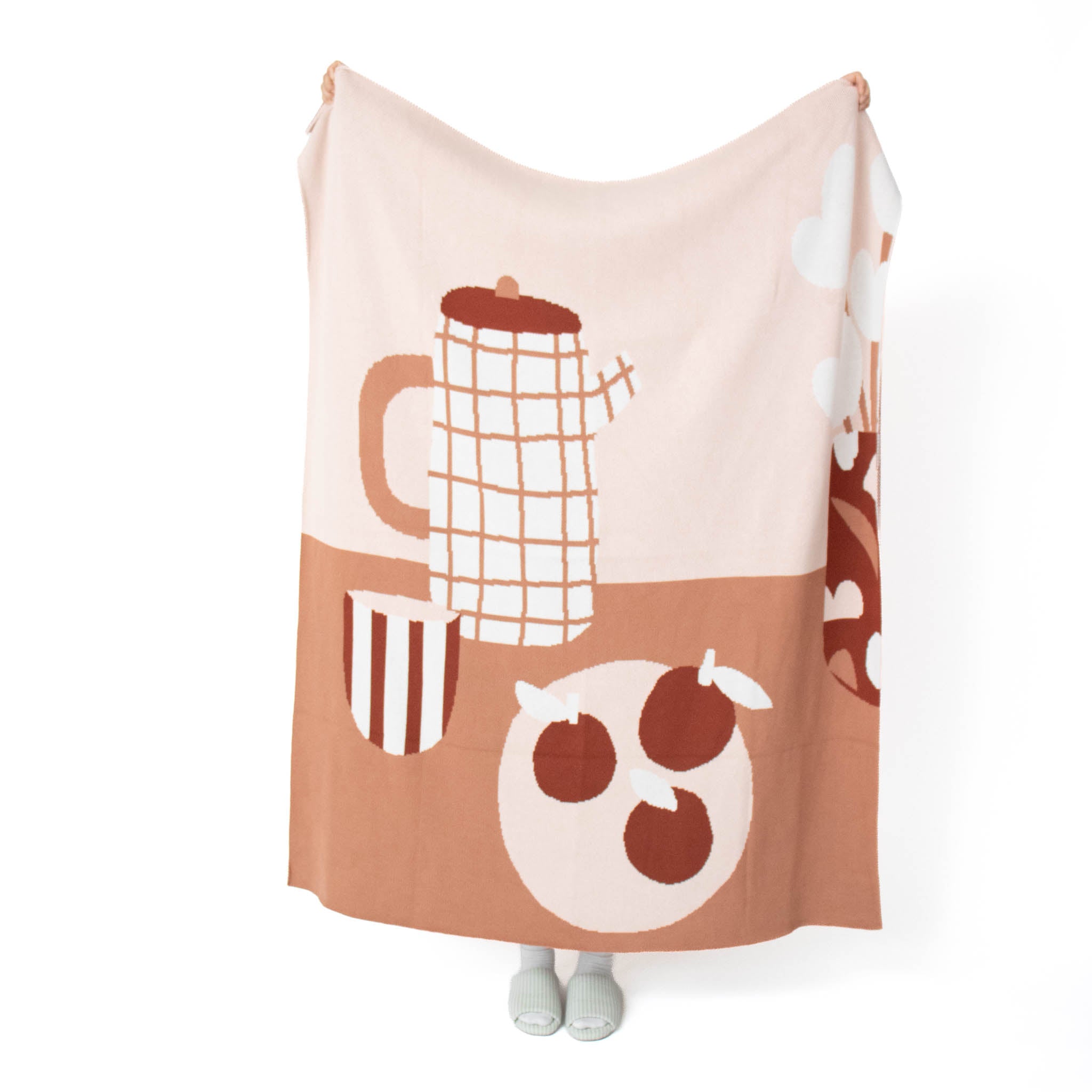 Breakfast Knit Blanket