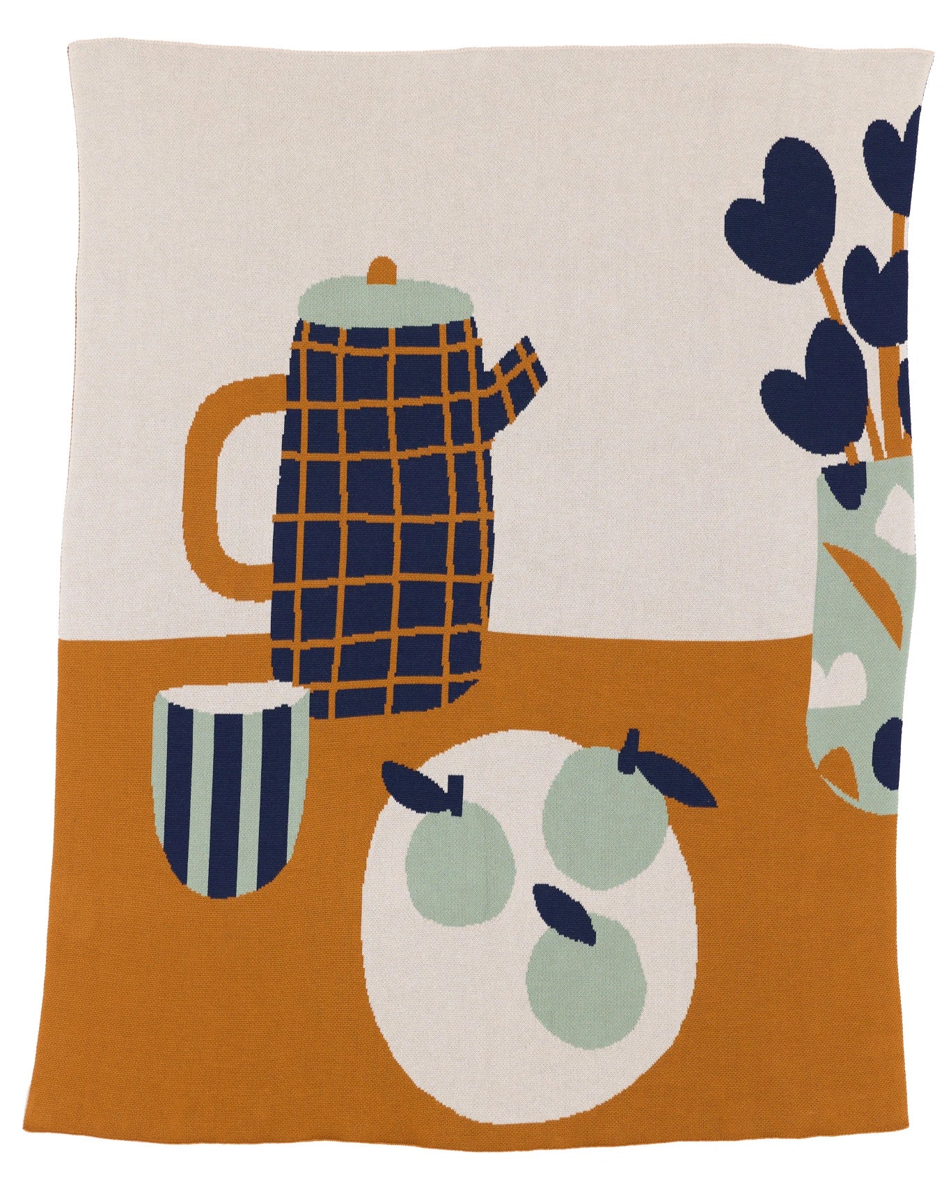 Breakfast - Throw Blanket - Biquette