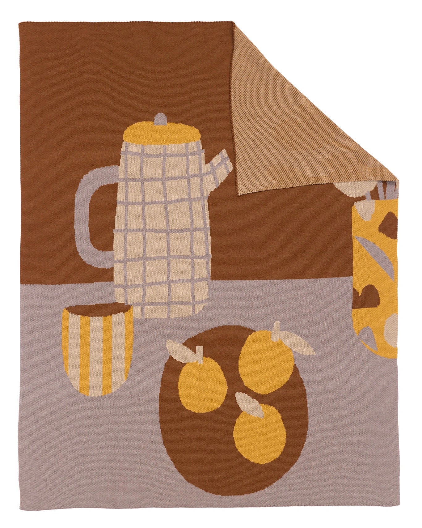 Breakfast - Throw Blanket - Biquette