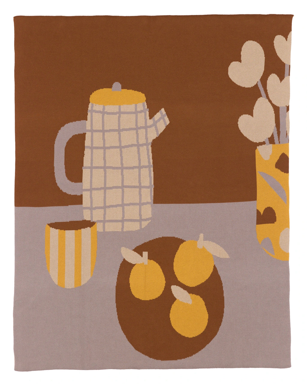 Breakfast - Throw Blanket - Biquette