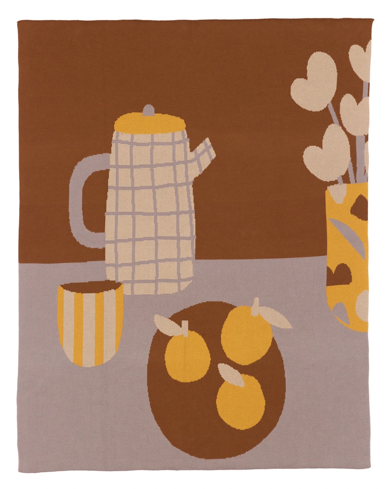 Breakfast - Throw Blanket - Biquette