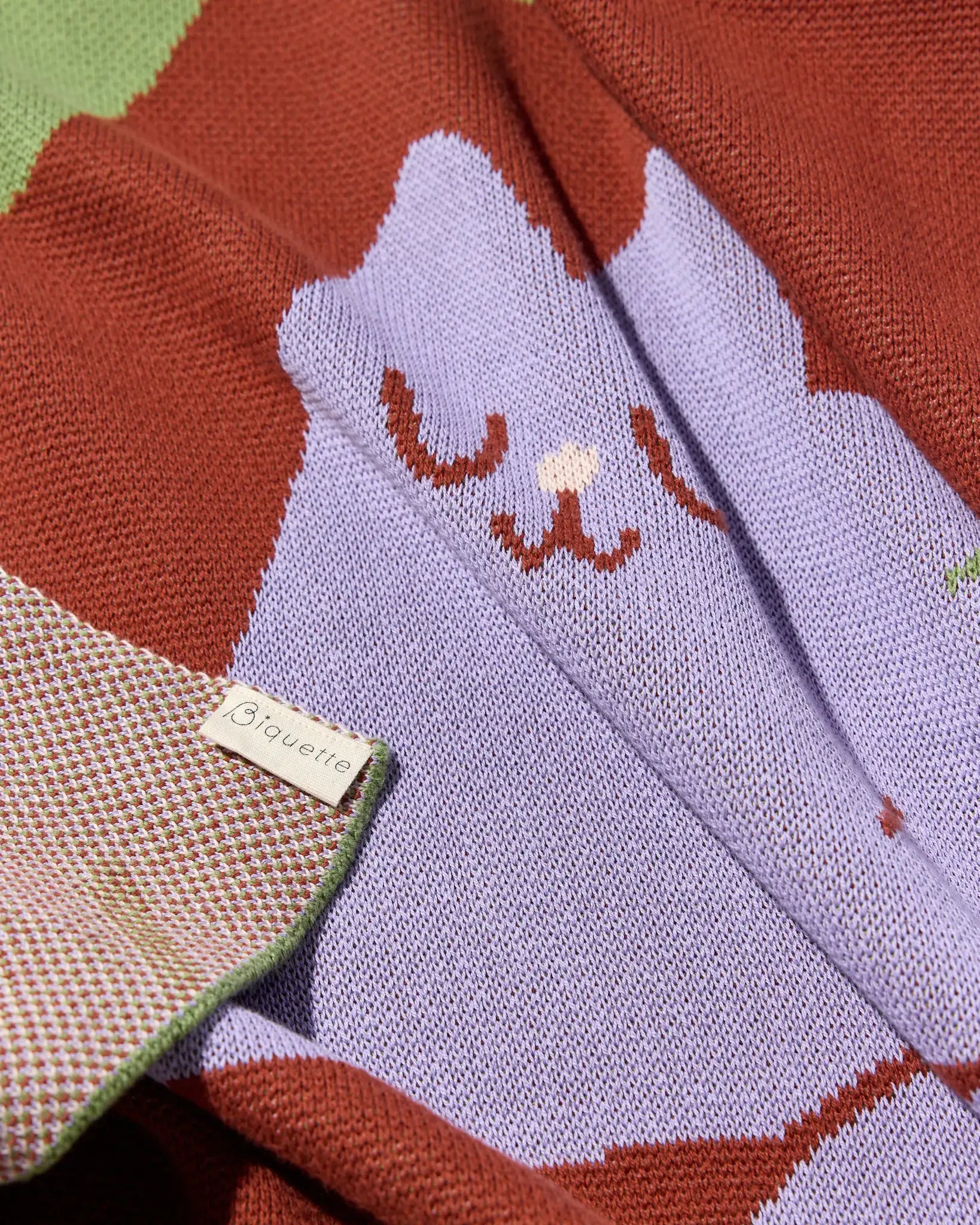 Cocktail Cat - Throw Blanket - Biquette