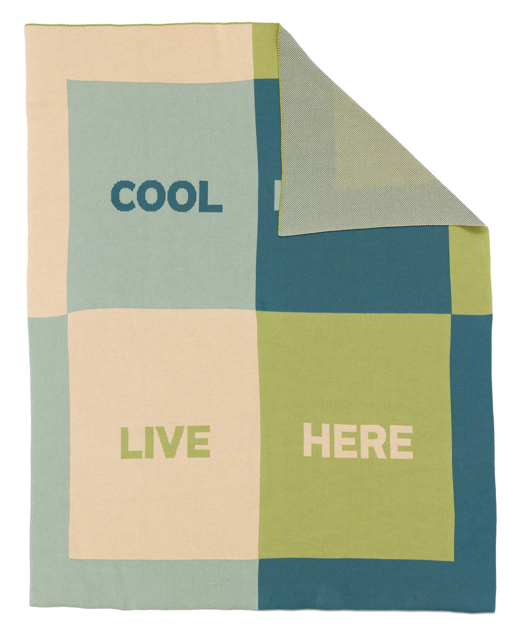 Cool People Live Here - Throw Blanket - Biquette