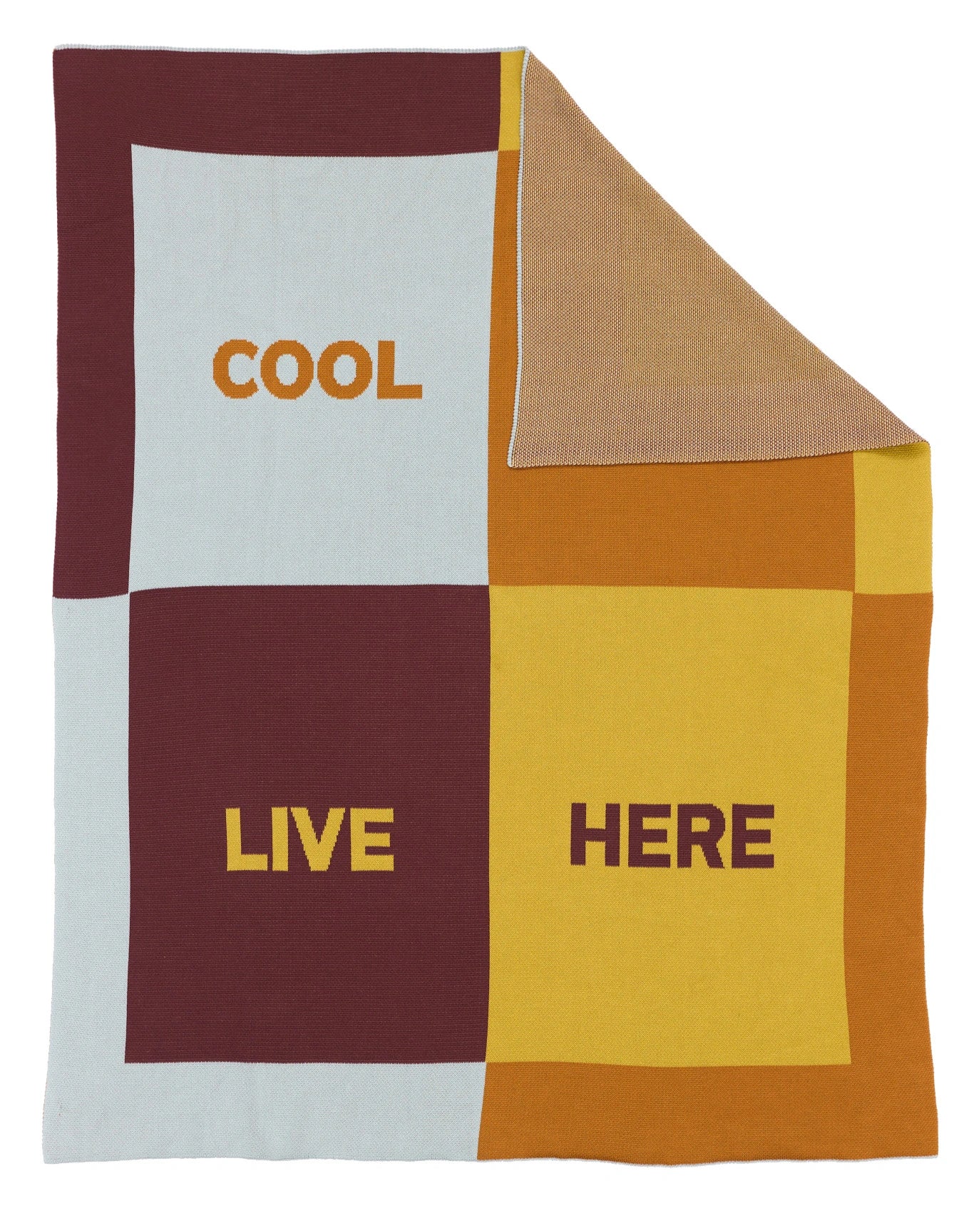 Cool People Live Here - Throw Blanket - Biquette