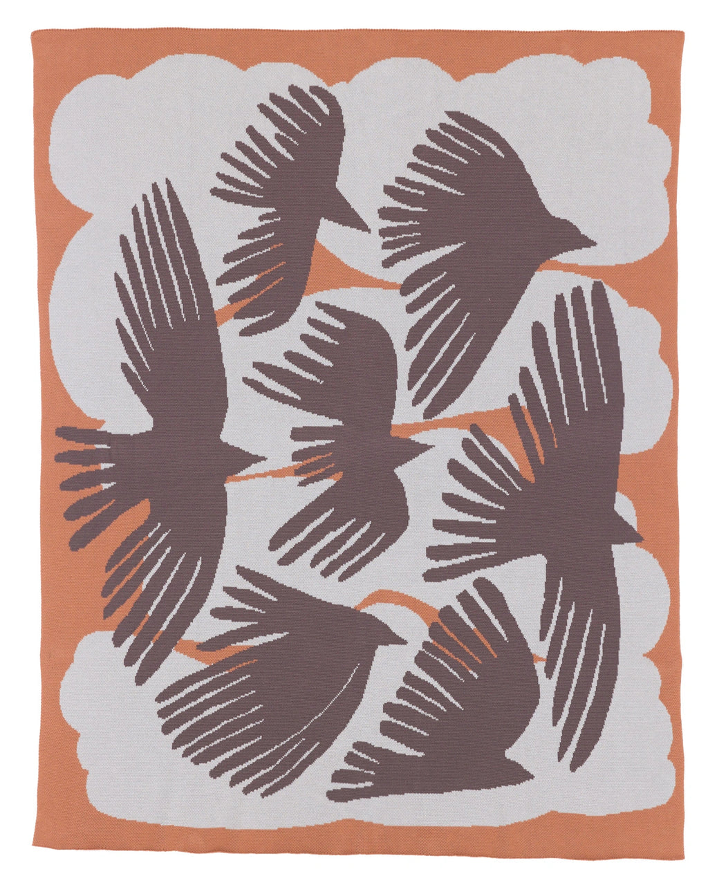 Crows - Throw Blanket - Biquette