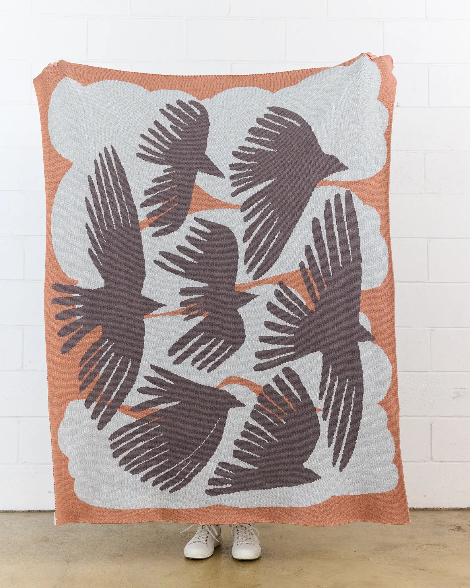 Crows - Throw Blanket - Biquette