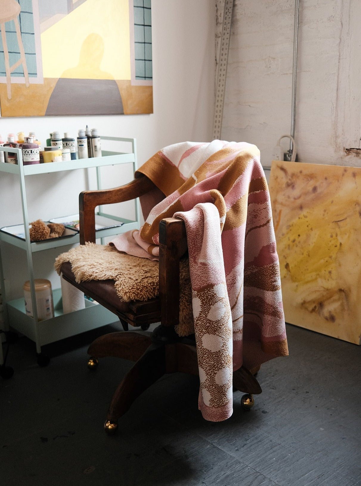 House Plants Throw Blanket - Biquette