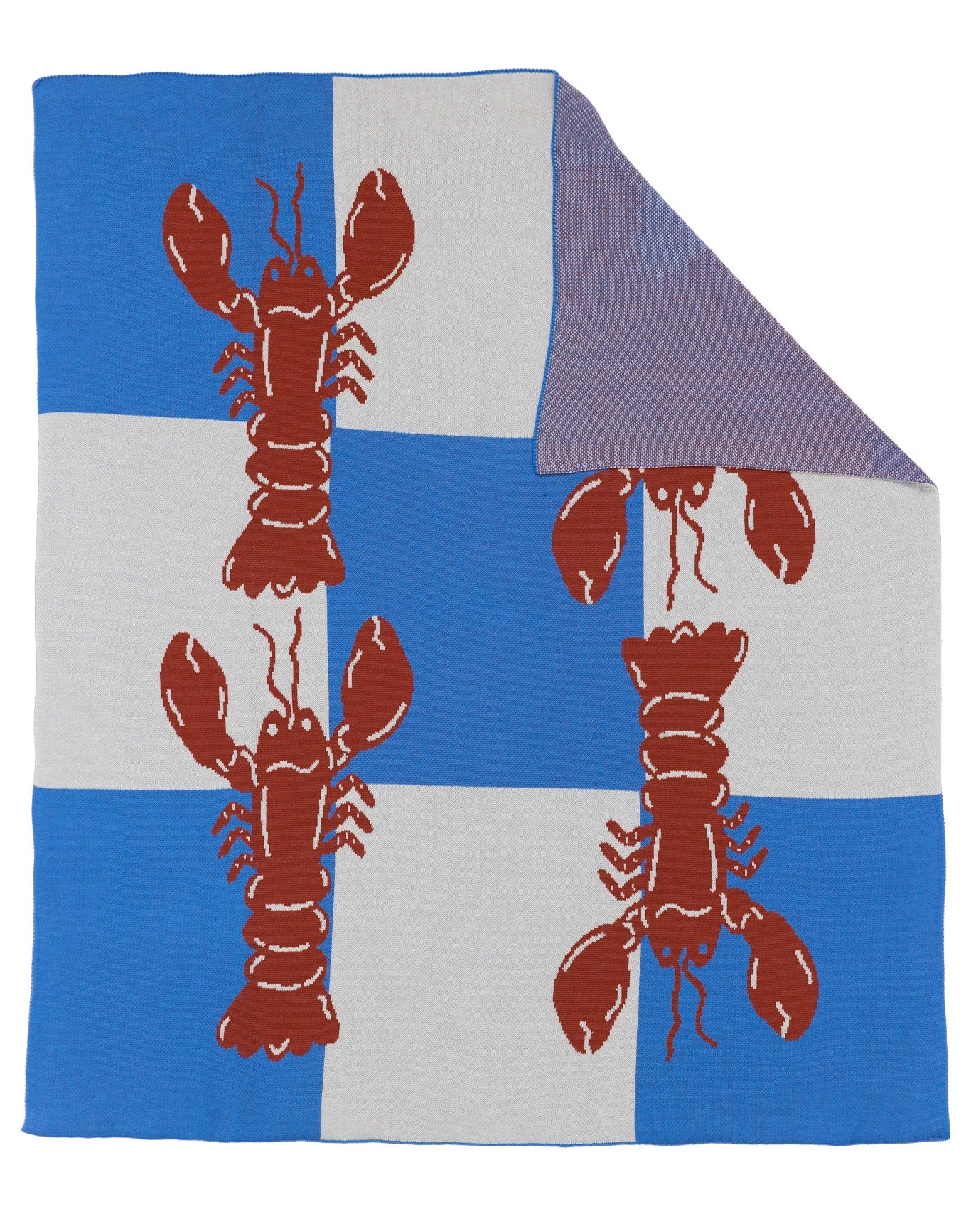 Lobster Tile - Throw Blanket - Biquette