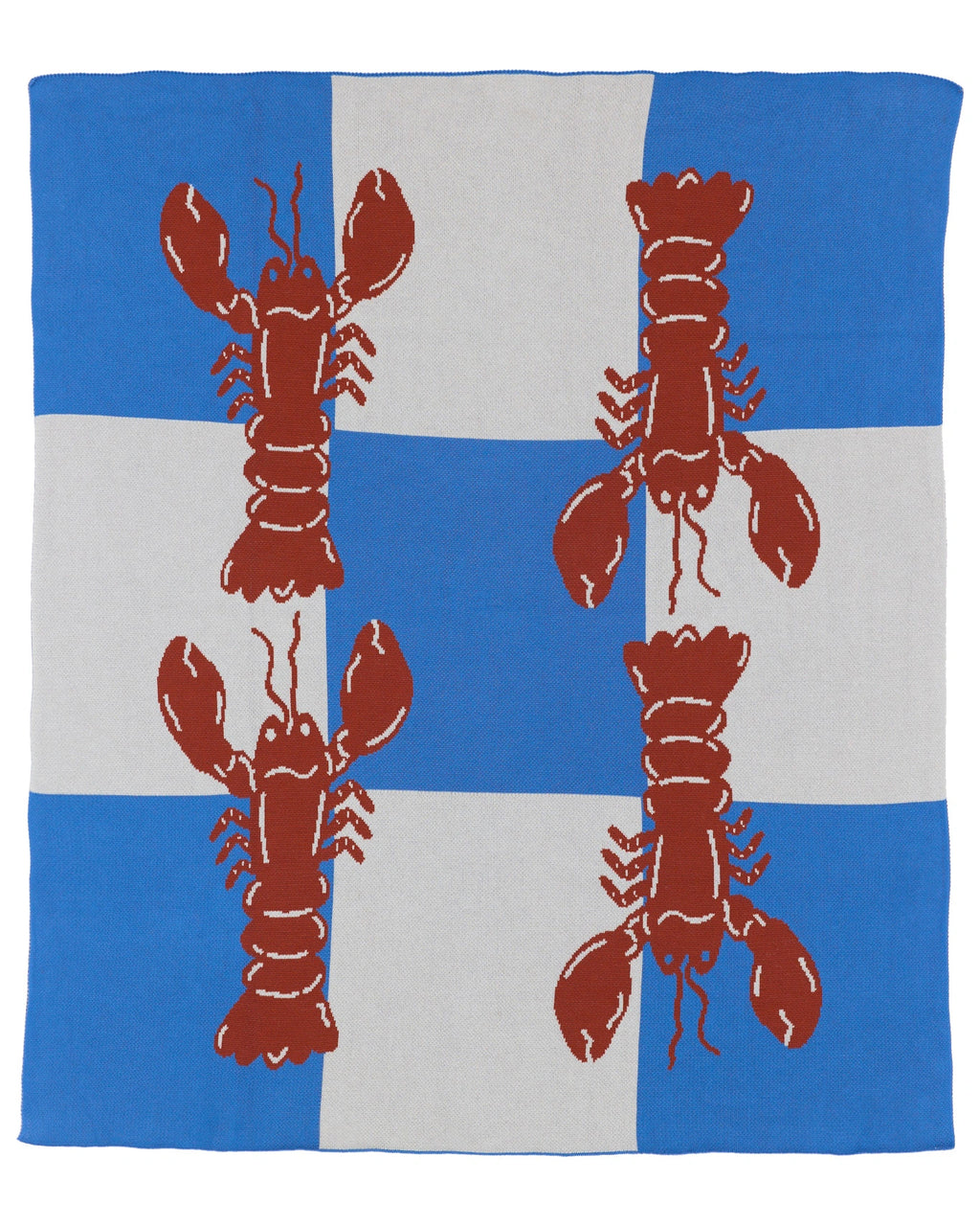 Lobster Tile - Throw Blanket - Biquette