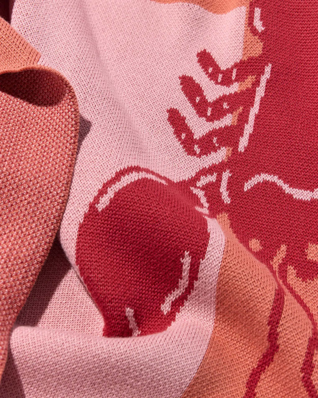 Lobster Tile - Throw Blanket - Biquette