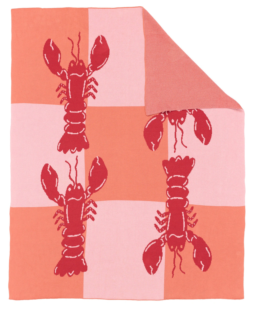 Lobster Tile - Throw Blanket - Biquette