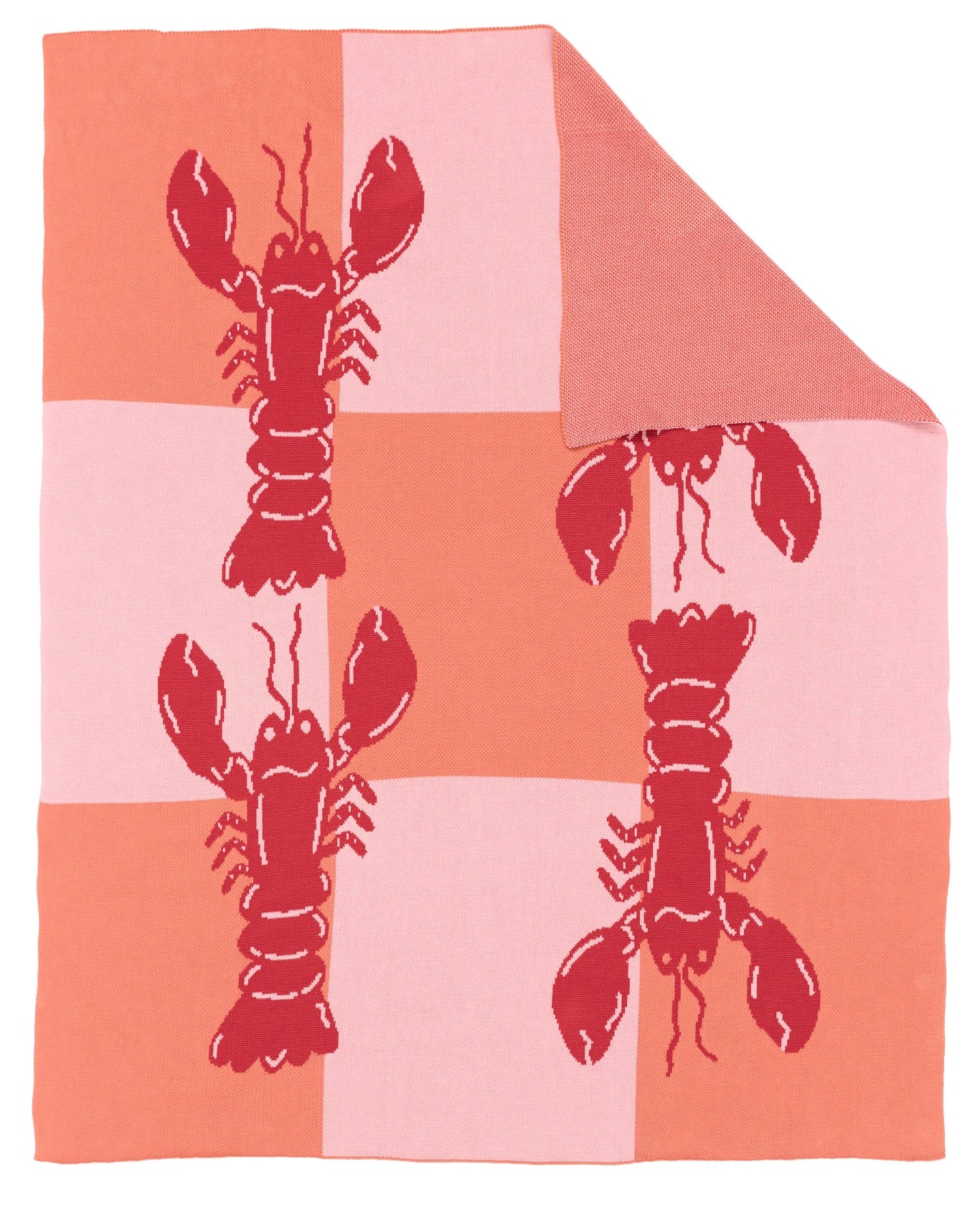 Lobster Tile - Throw Blanket - Biquette