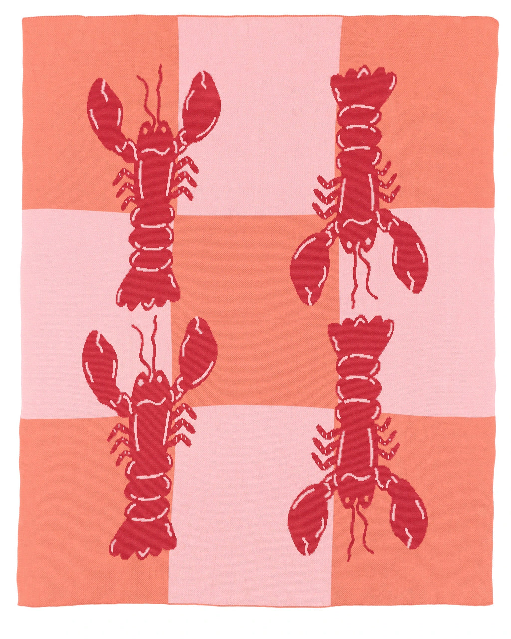 Lobster Tile - Throw Blanket - Biquette