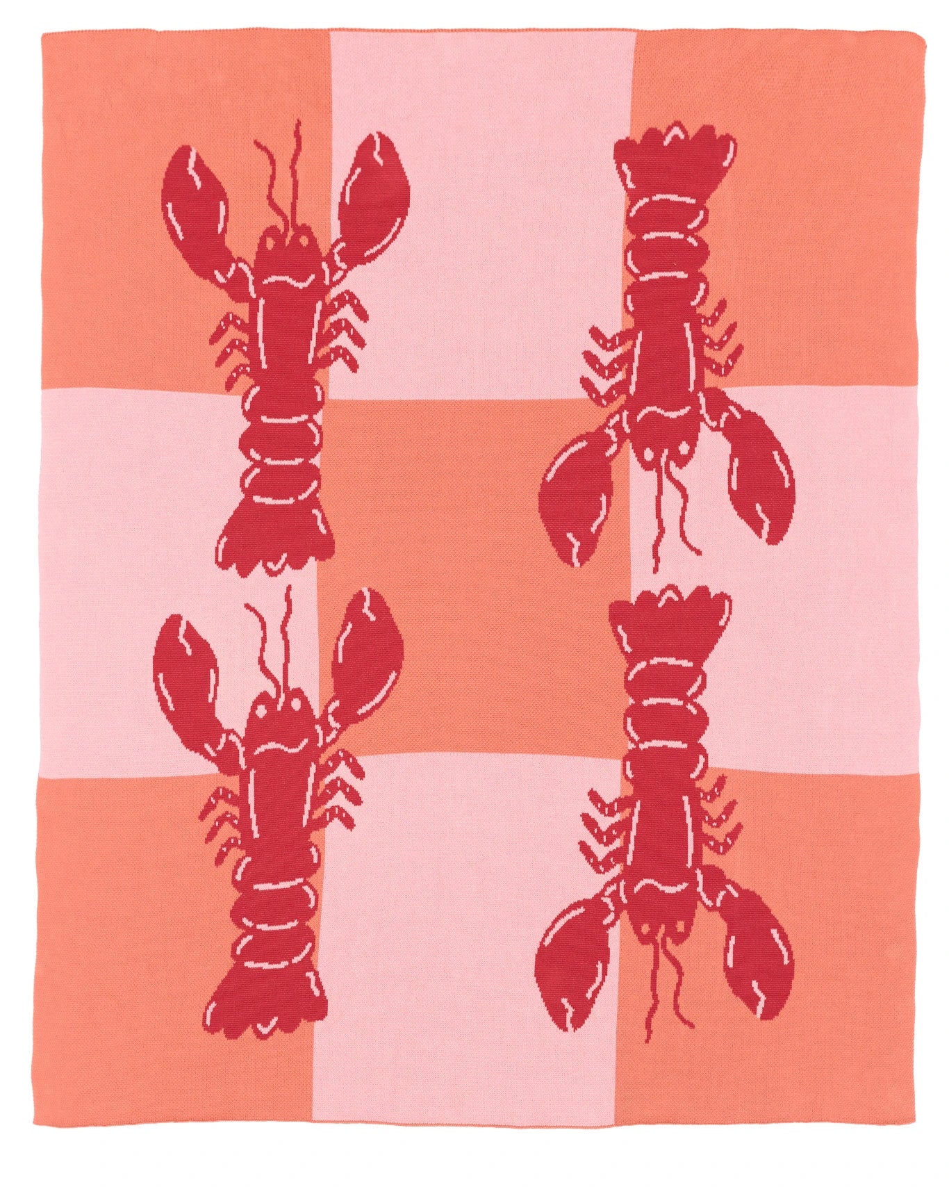Lobster Tile - Throw Blanket - Biquette