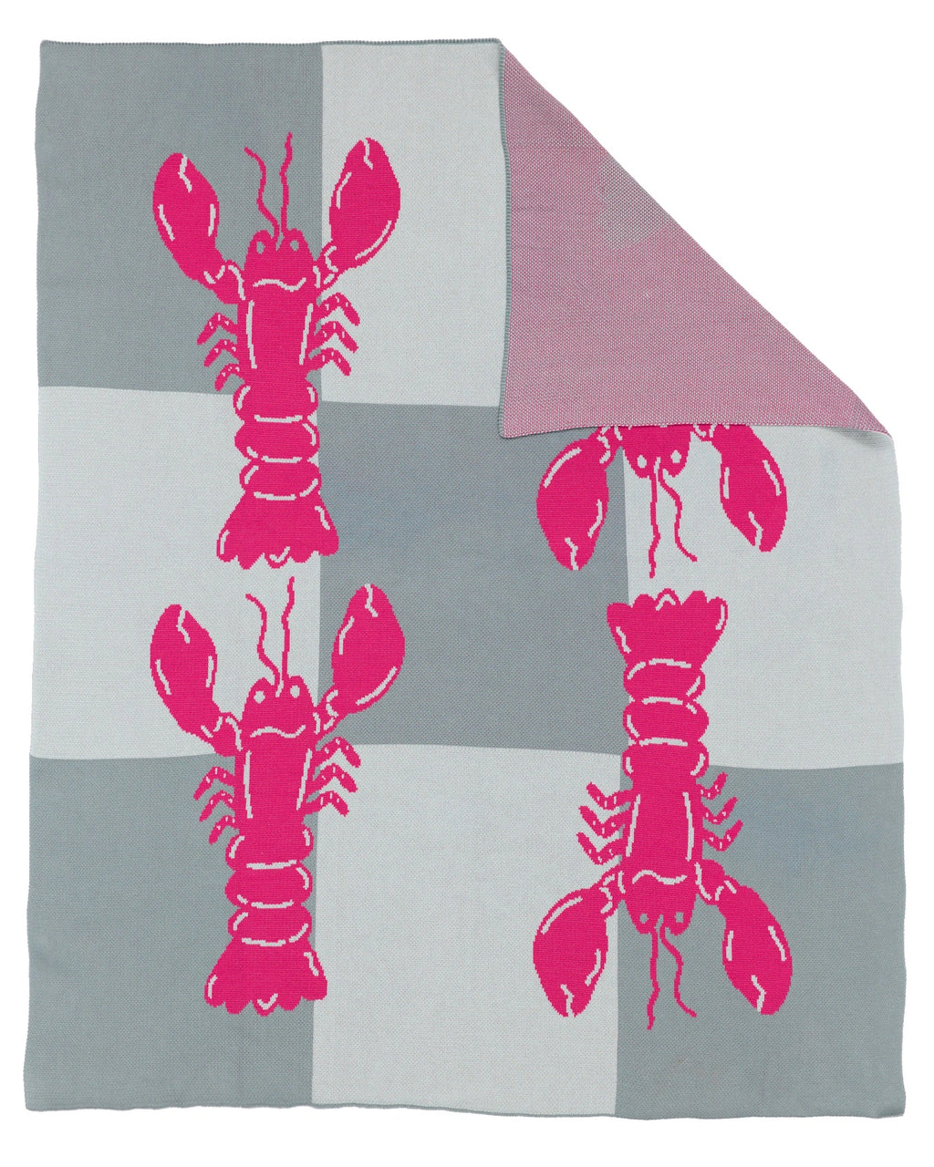 Lobster Tile - Throw Blanket - Biquette