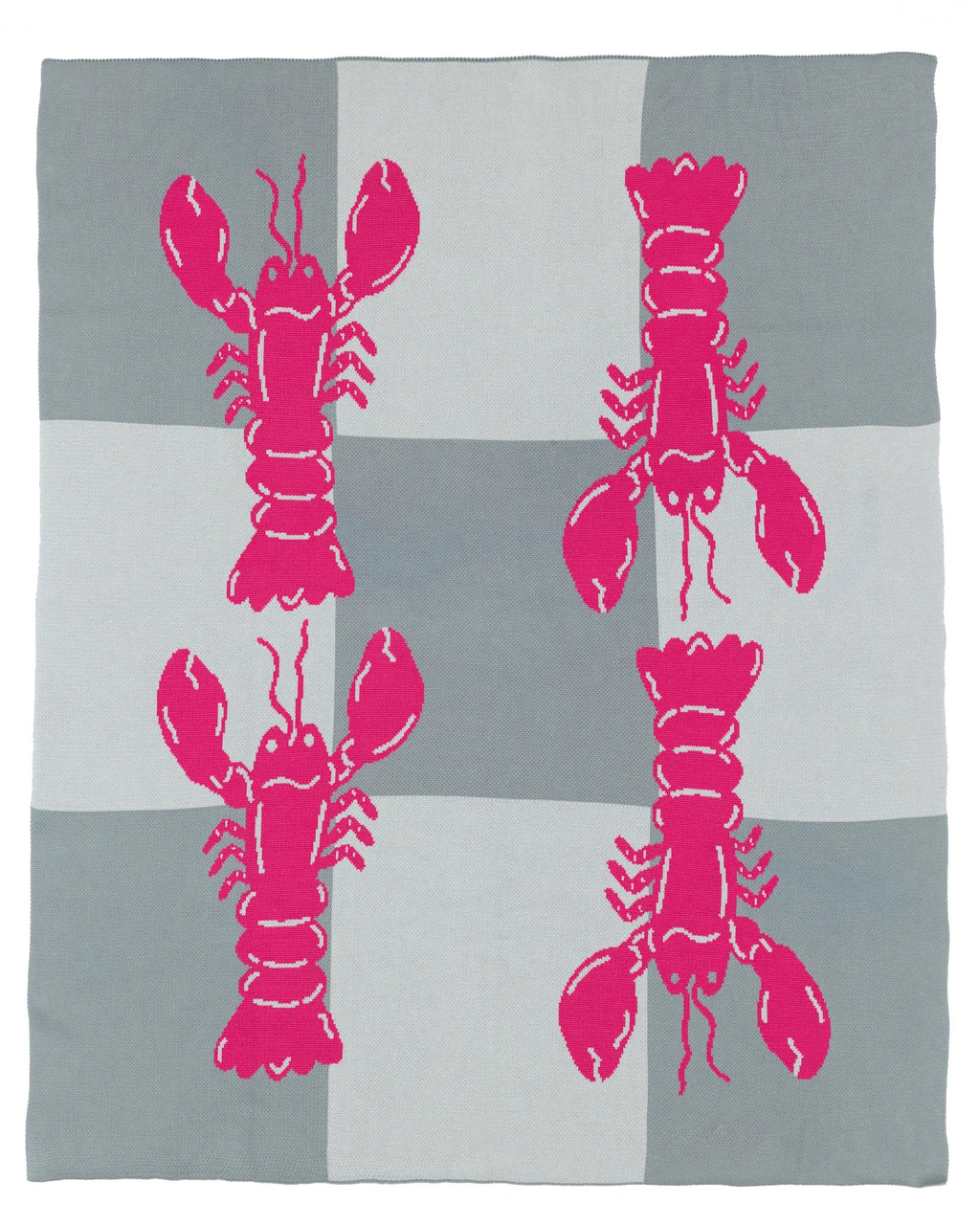 Lobster Tile - Throw Blanket - Biquette