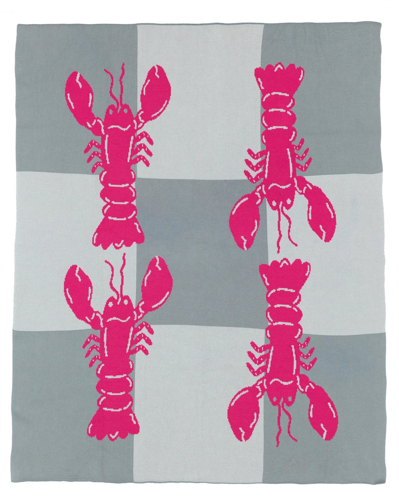 Lobster Tile - Throw Blanket - Biquette