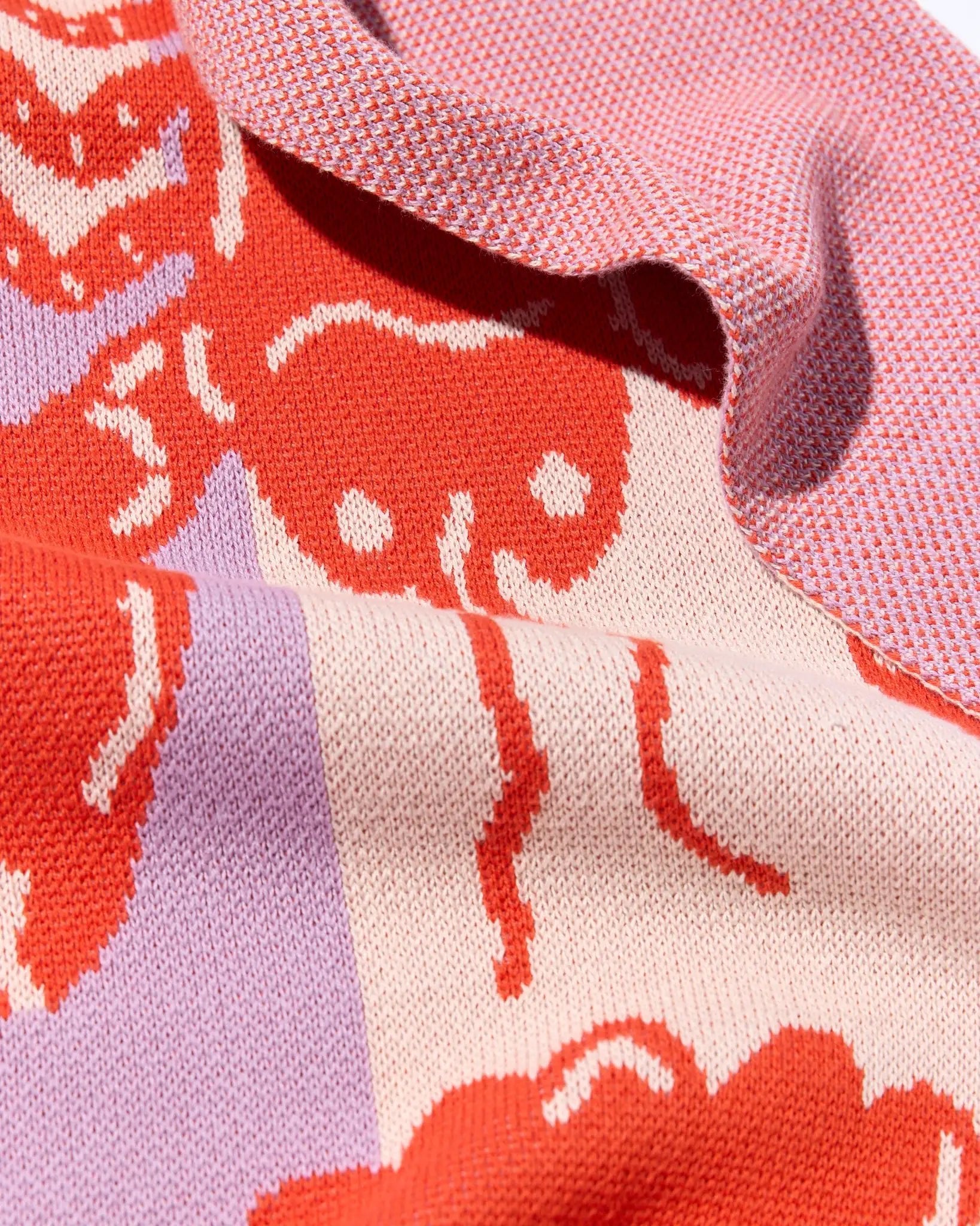 Lobster Tile - Throw Blanket - Biquette