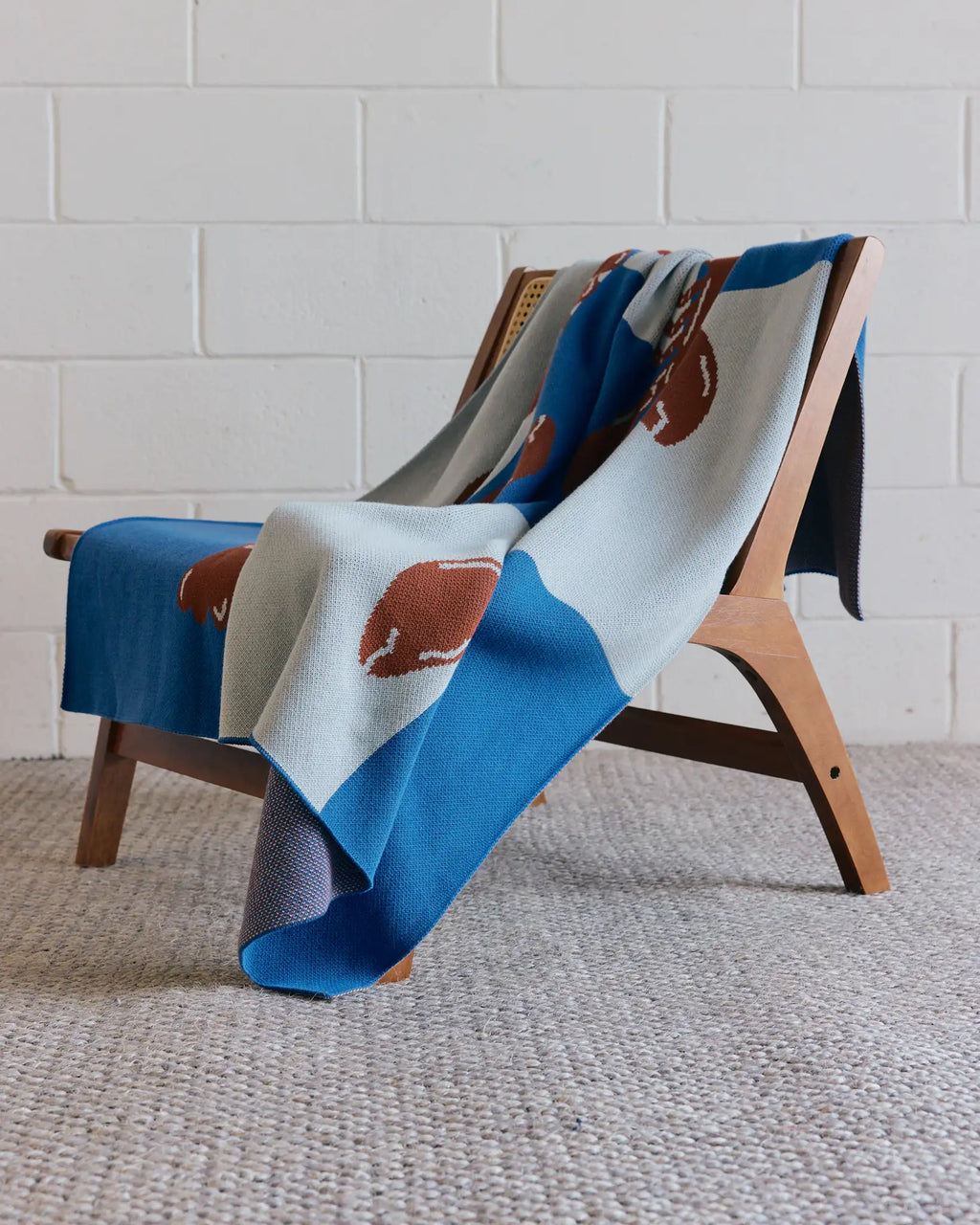 Lobster Tile - Throw Blanket - Biquette