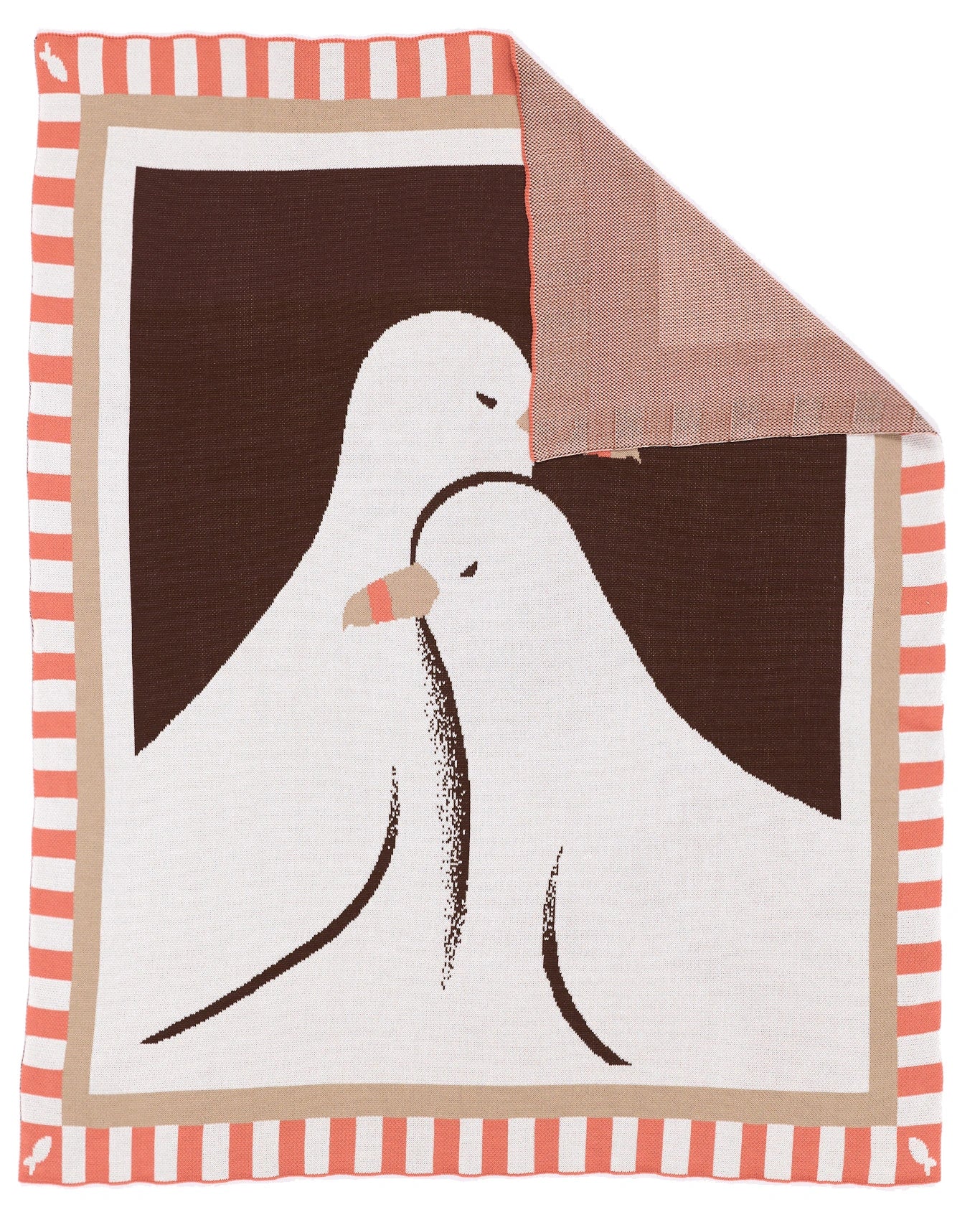 Lovebirds - Throw Blanket - Biquette