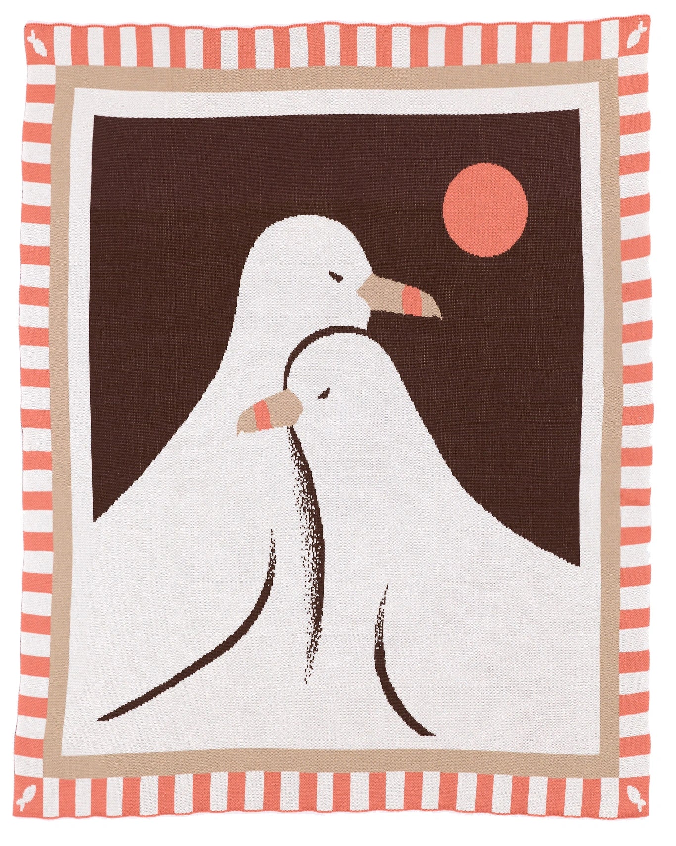 Lovebirds - Throw Blanket - Biquette