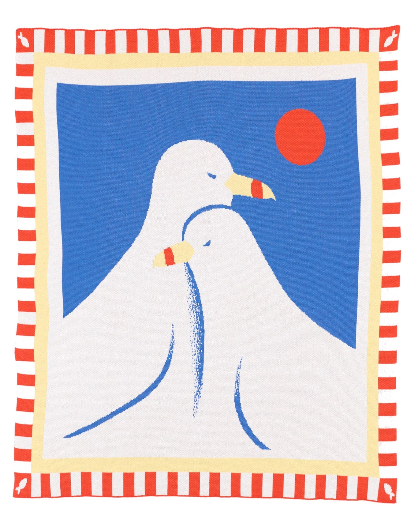 Lovebirds - Throw Blanket - Biquette