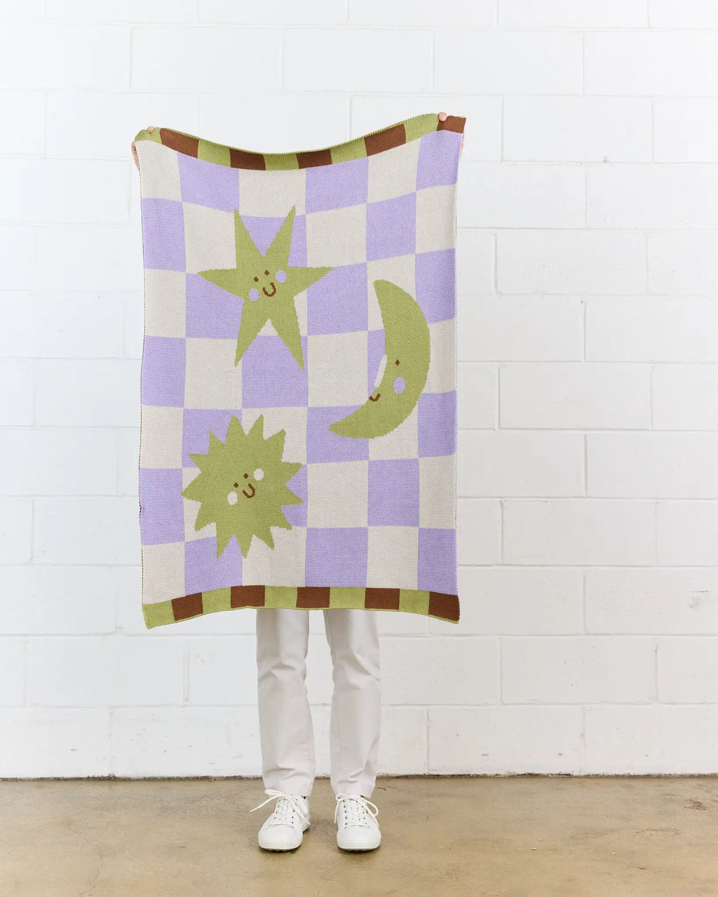 Moon + Stars - Baby & Kid's Blanket - Biquette