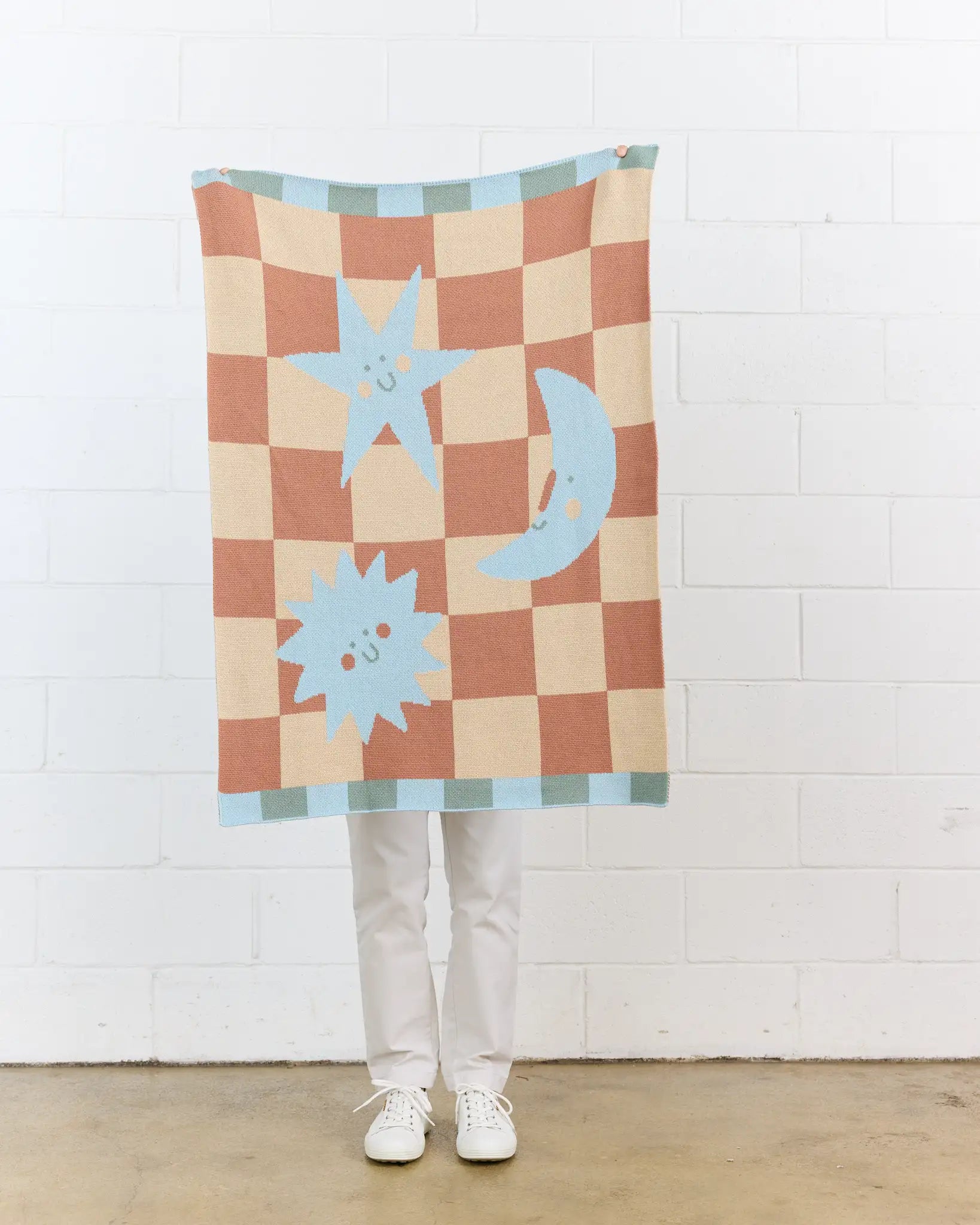 Moon + Stars - Baby & Kid's Blanket - Biquette