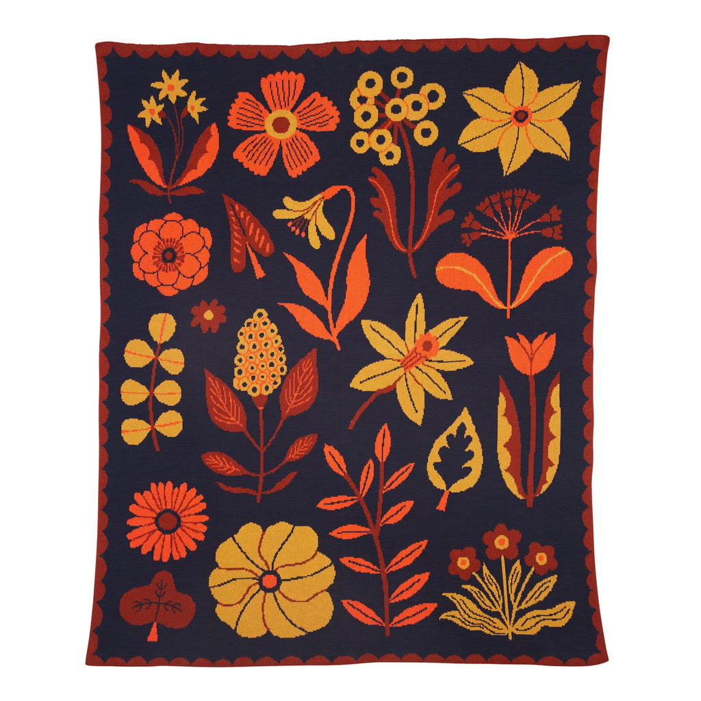 Petals Throw Blanket - Biquette