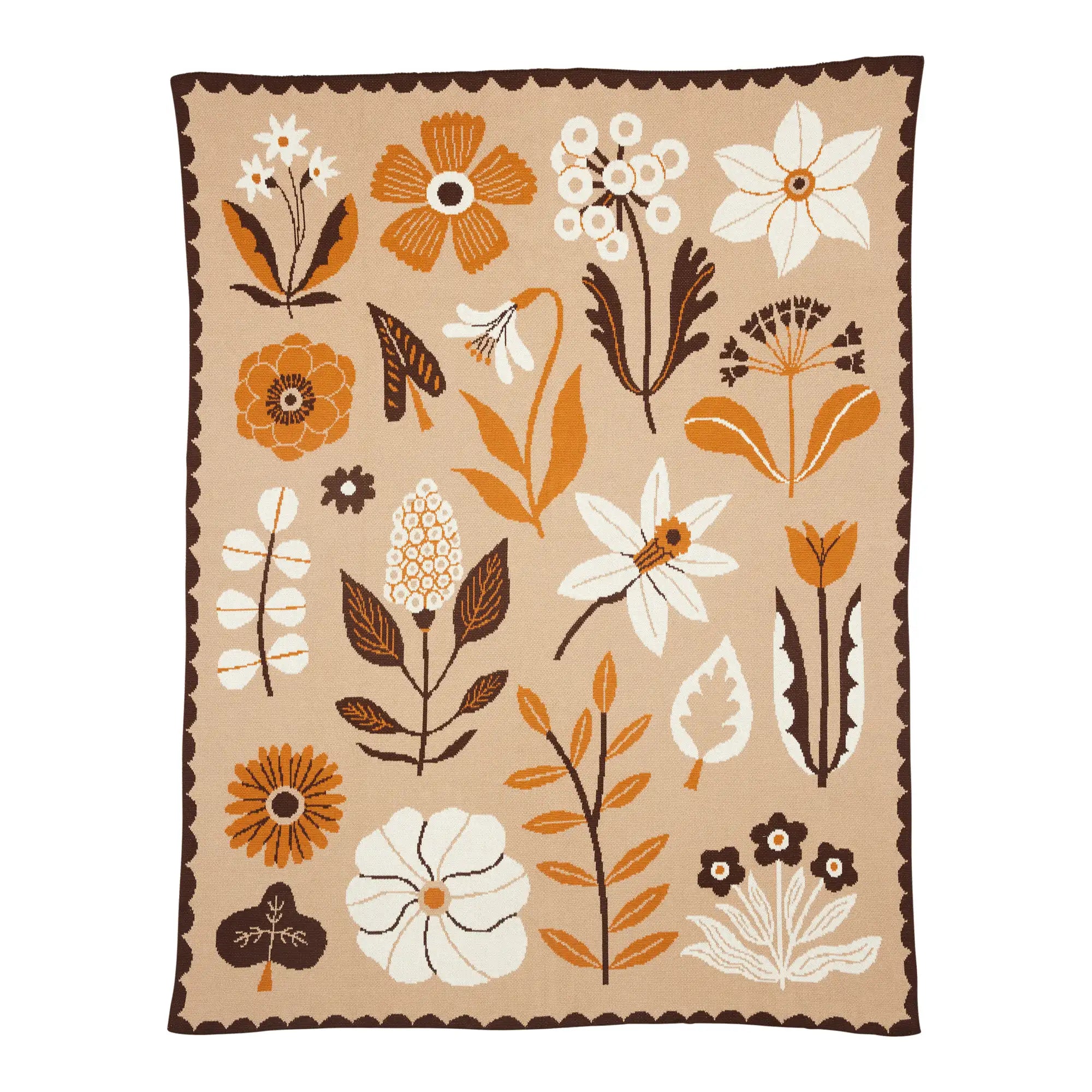Petals Throw Blanket - Biquette