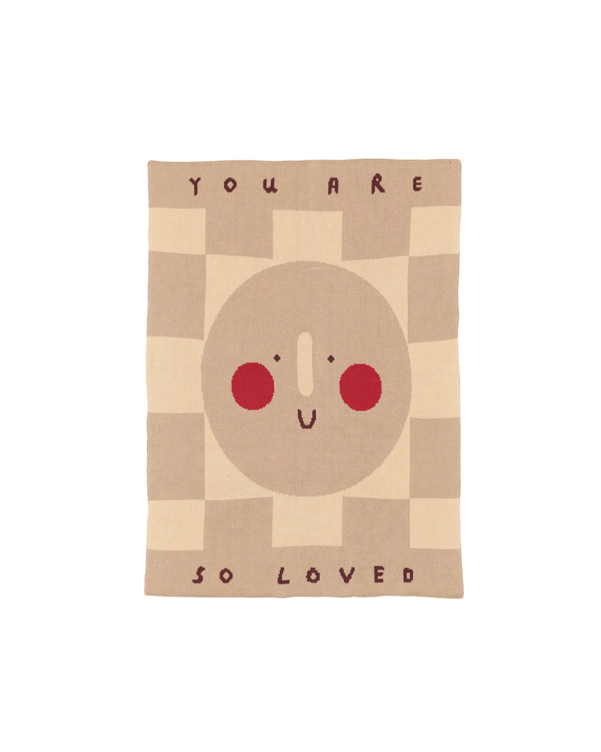 You Are So Loved Knit Mini Blanket