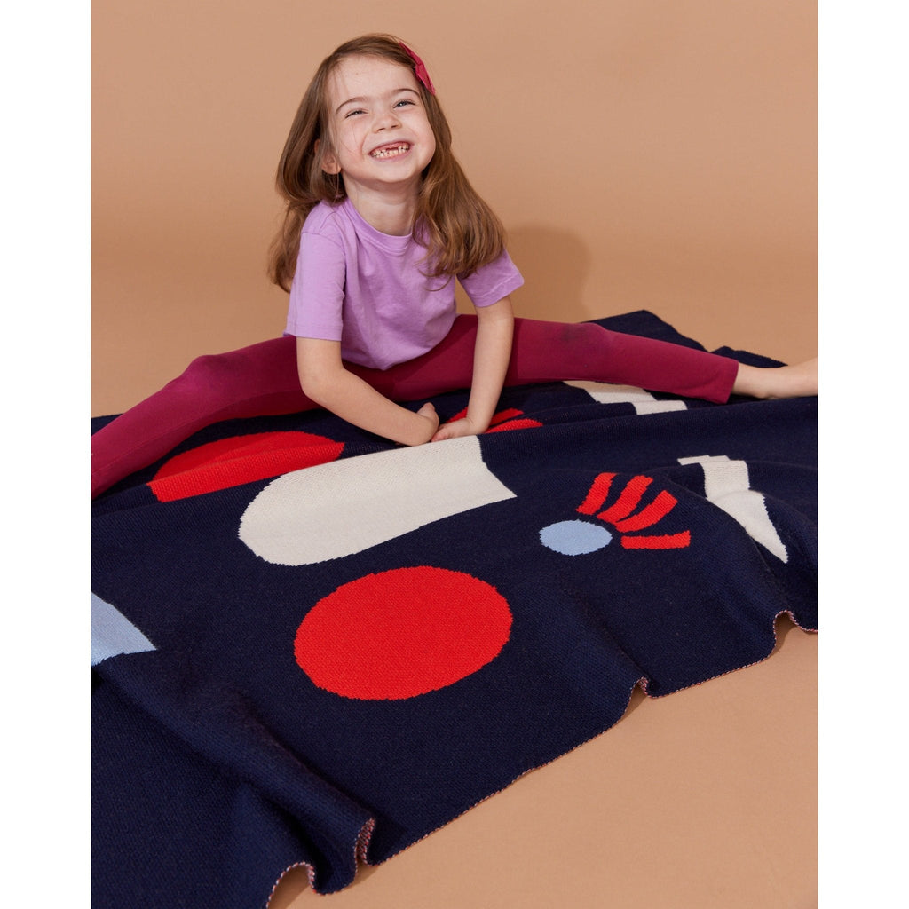 Funny Face Baby Blanket - Biquette