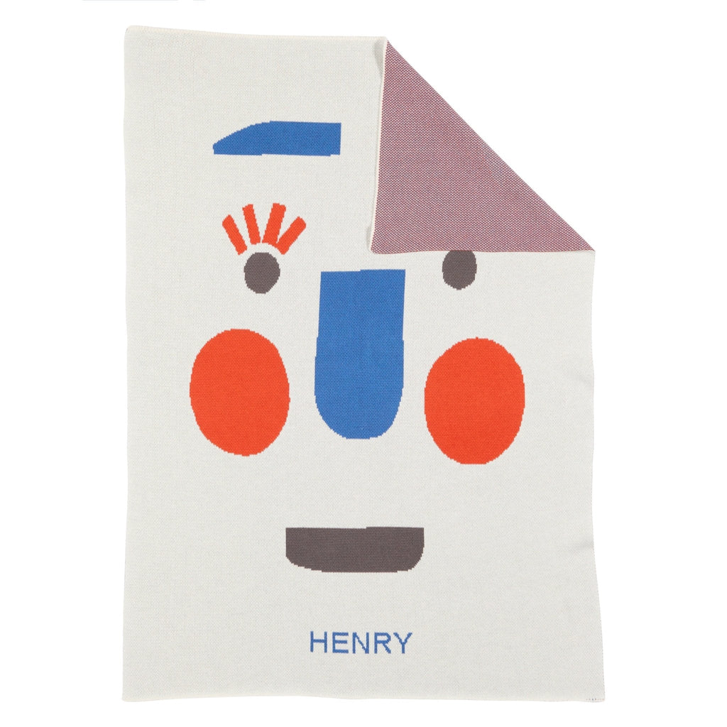 Funny Face Baby Blanket - Biquette