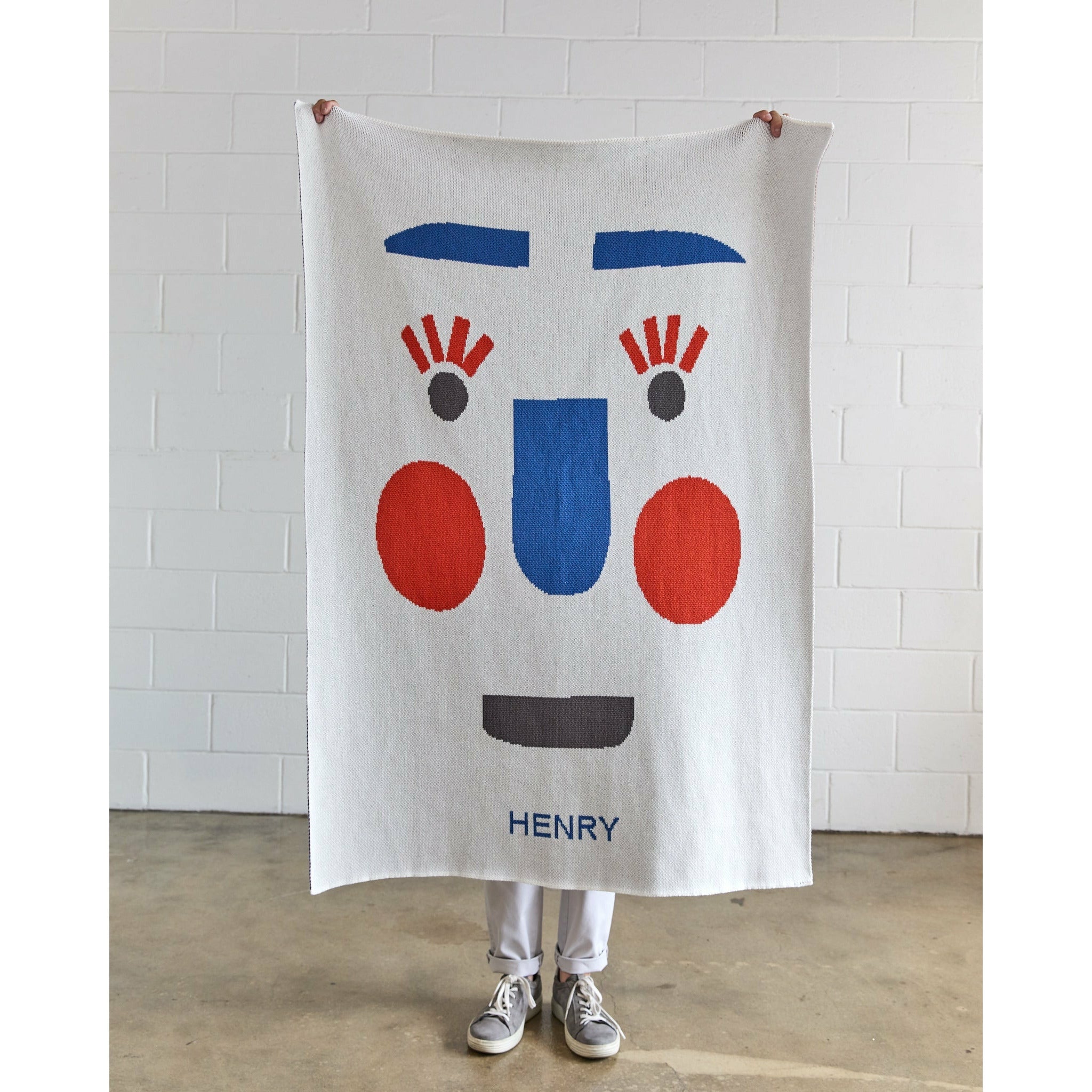 Funny Face Baby Blanket - Biquette