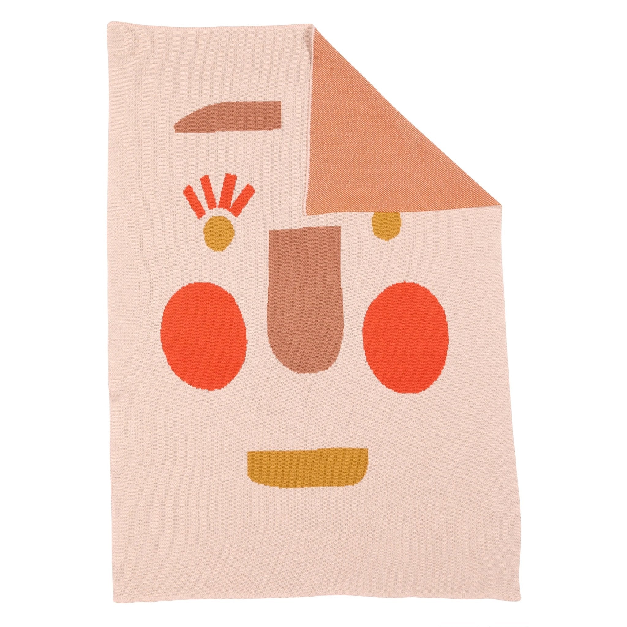 Funny Face Baby Blanket - Biquette