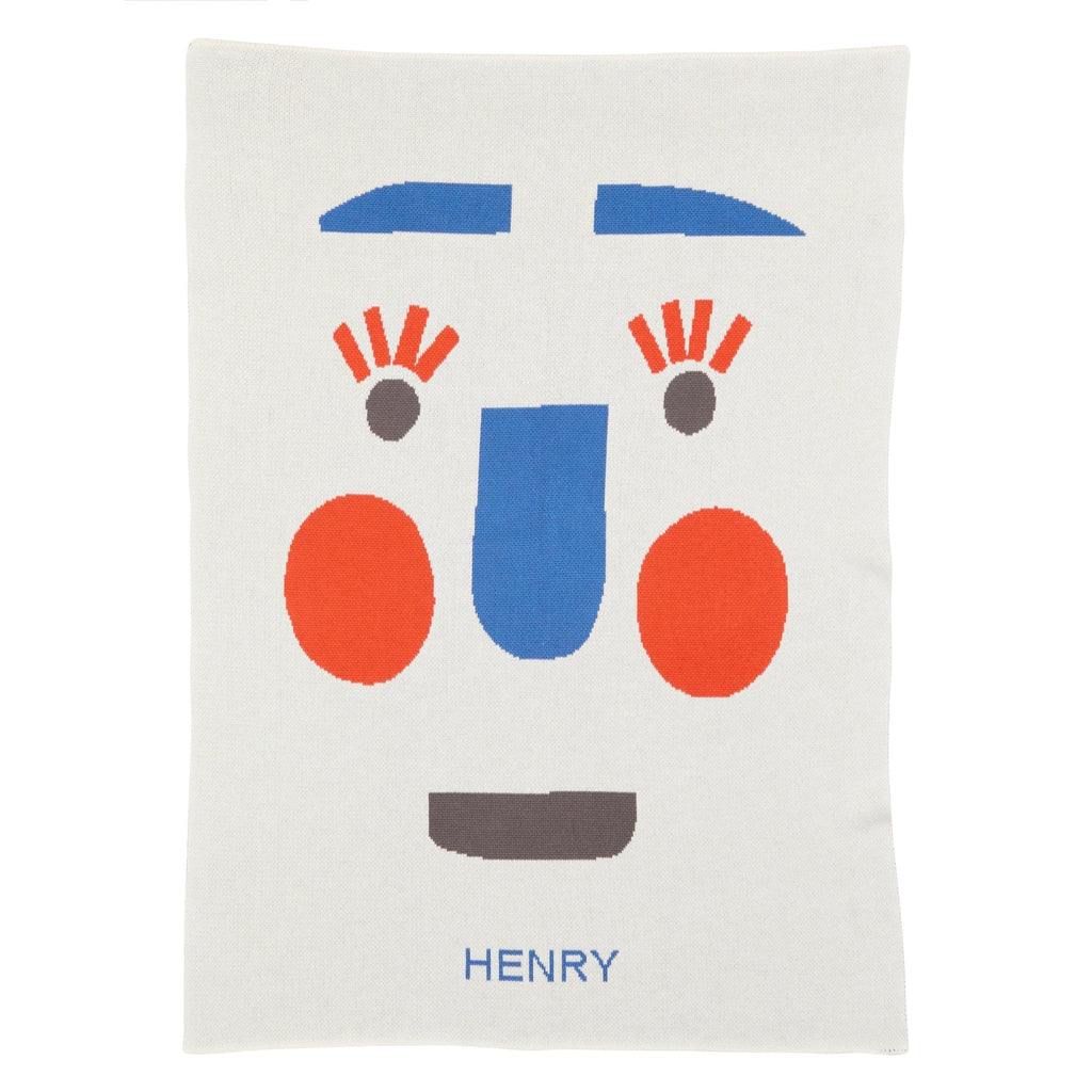 Funny Face Baby Blanket - Biquette