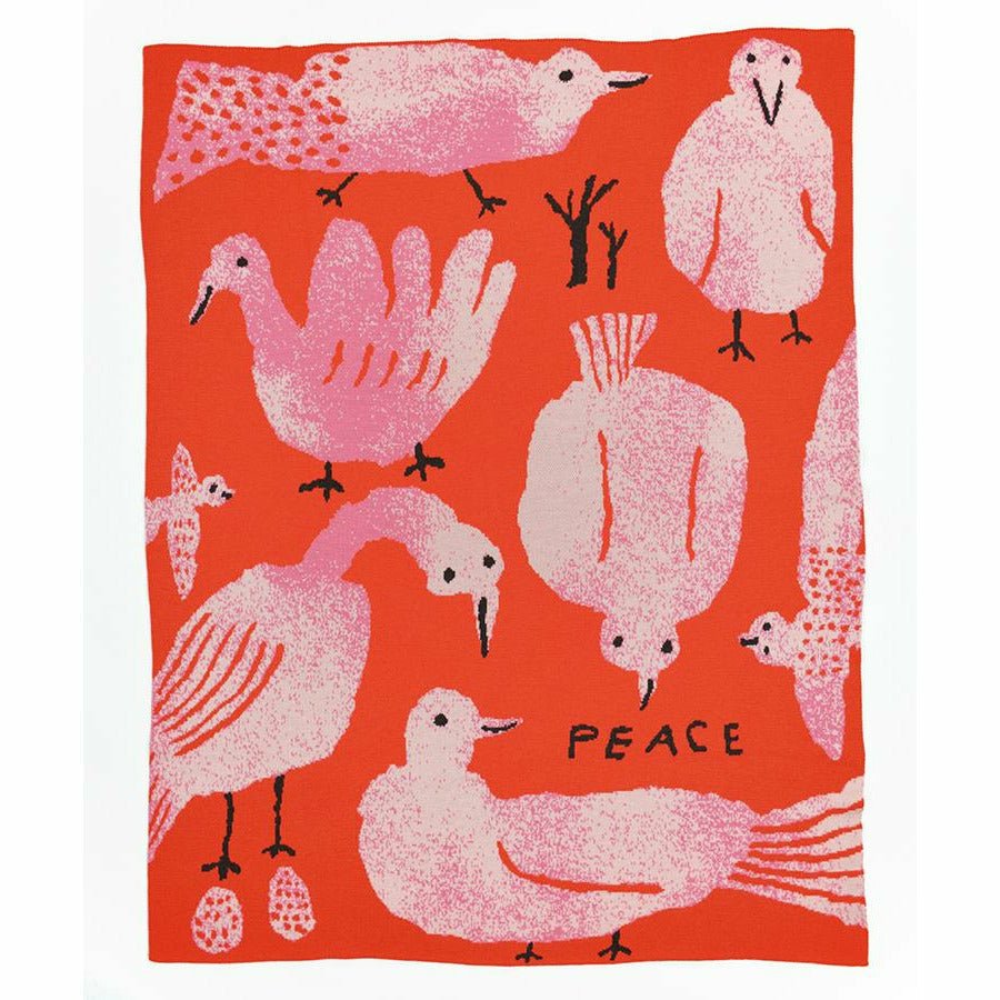 Peace Throw Blanket - Biquette