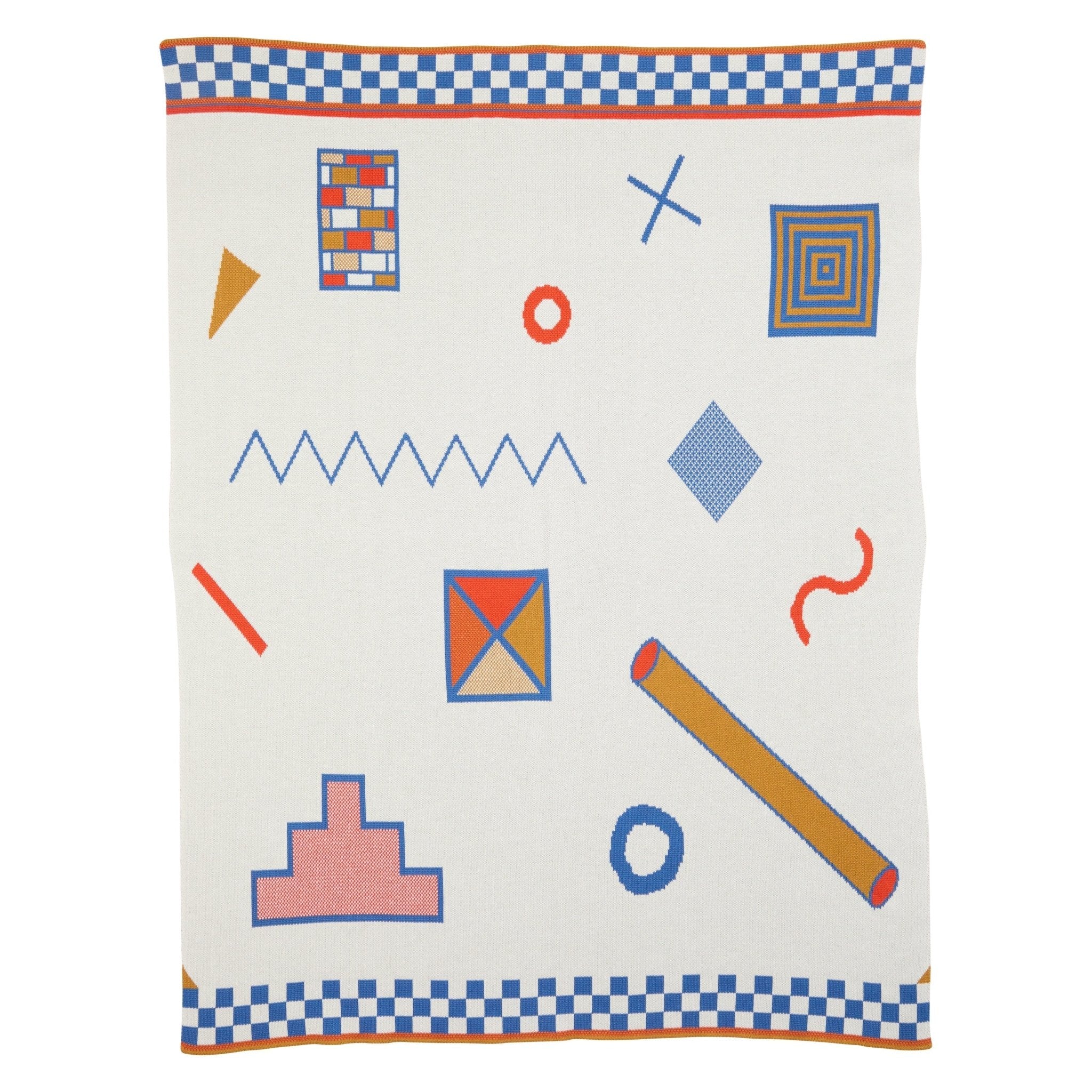 Shapes Throw Blanket - Biquette