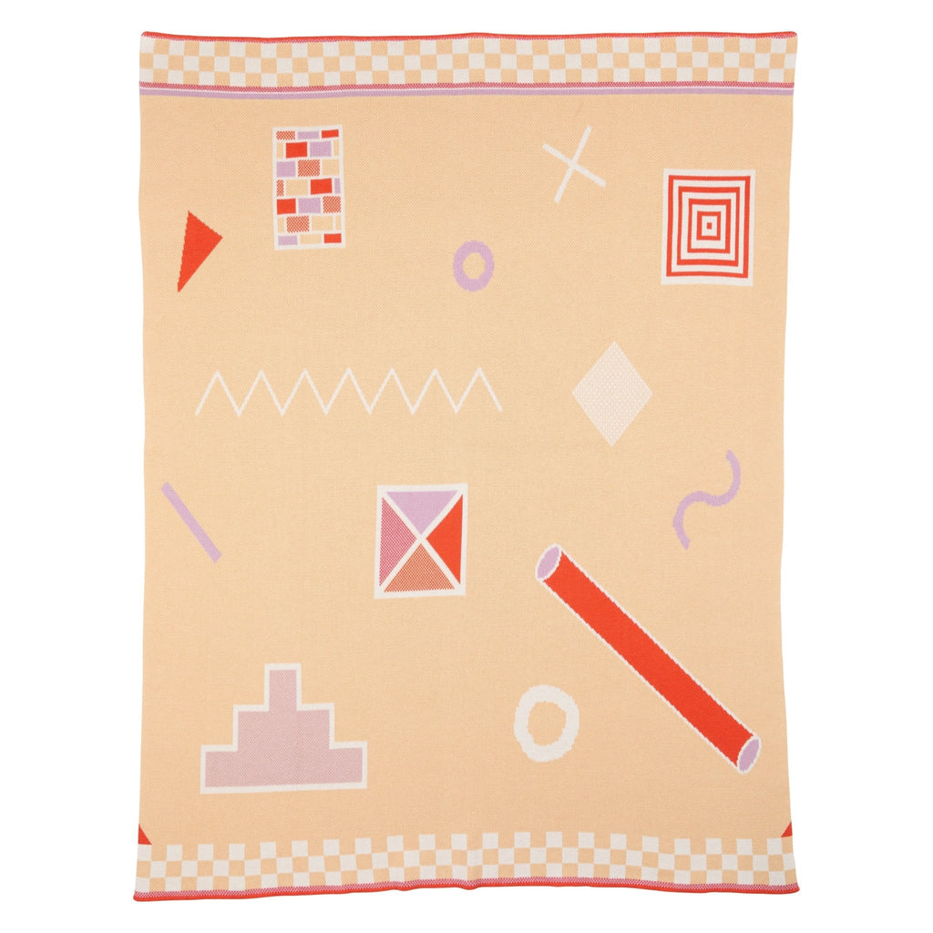 Shapes Throw Blanket - Biquette
